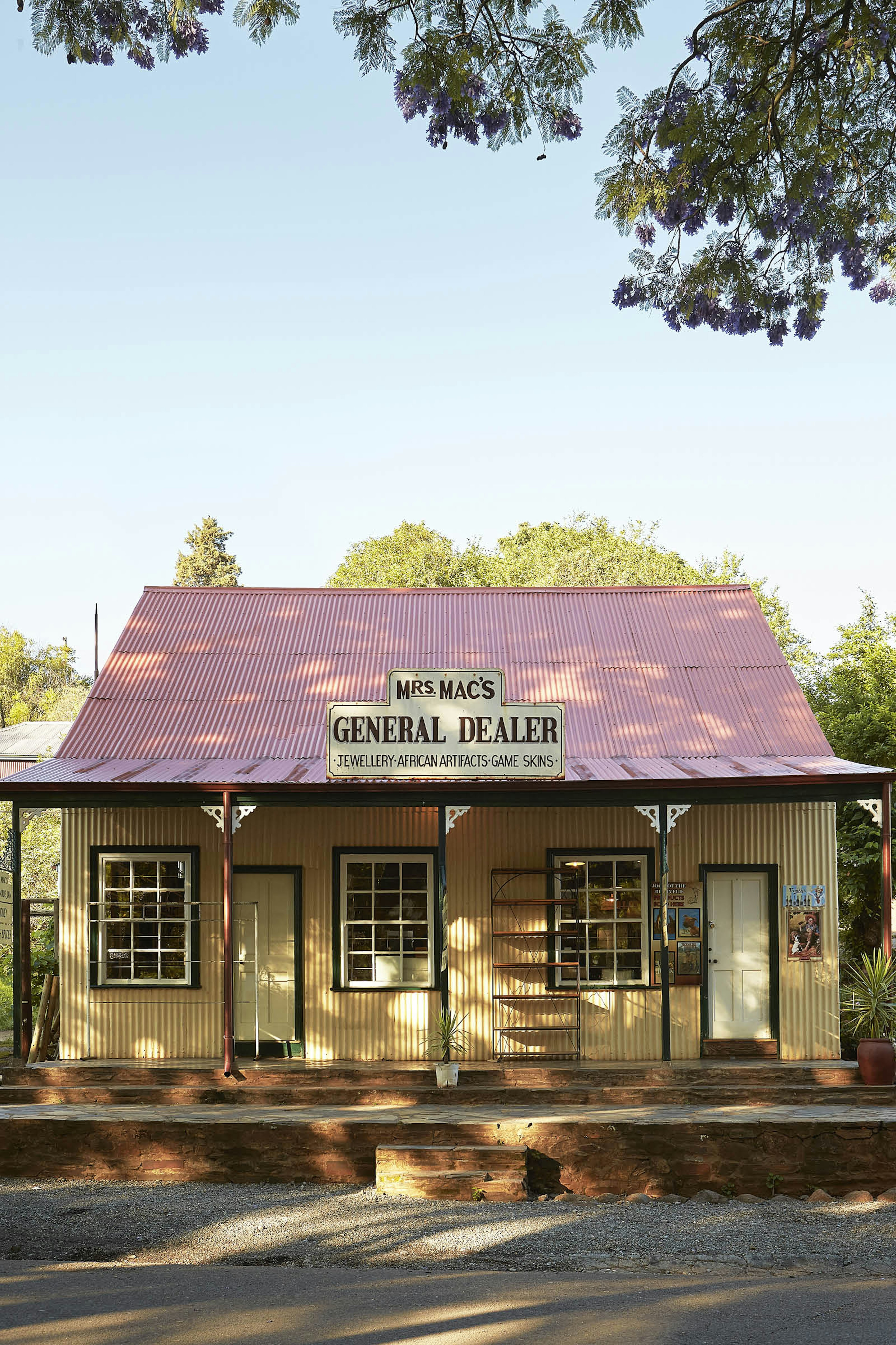 Mrs Mac's General Dealer - an old tin building in Pilgrim’s Rest