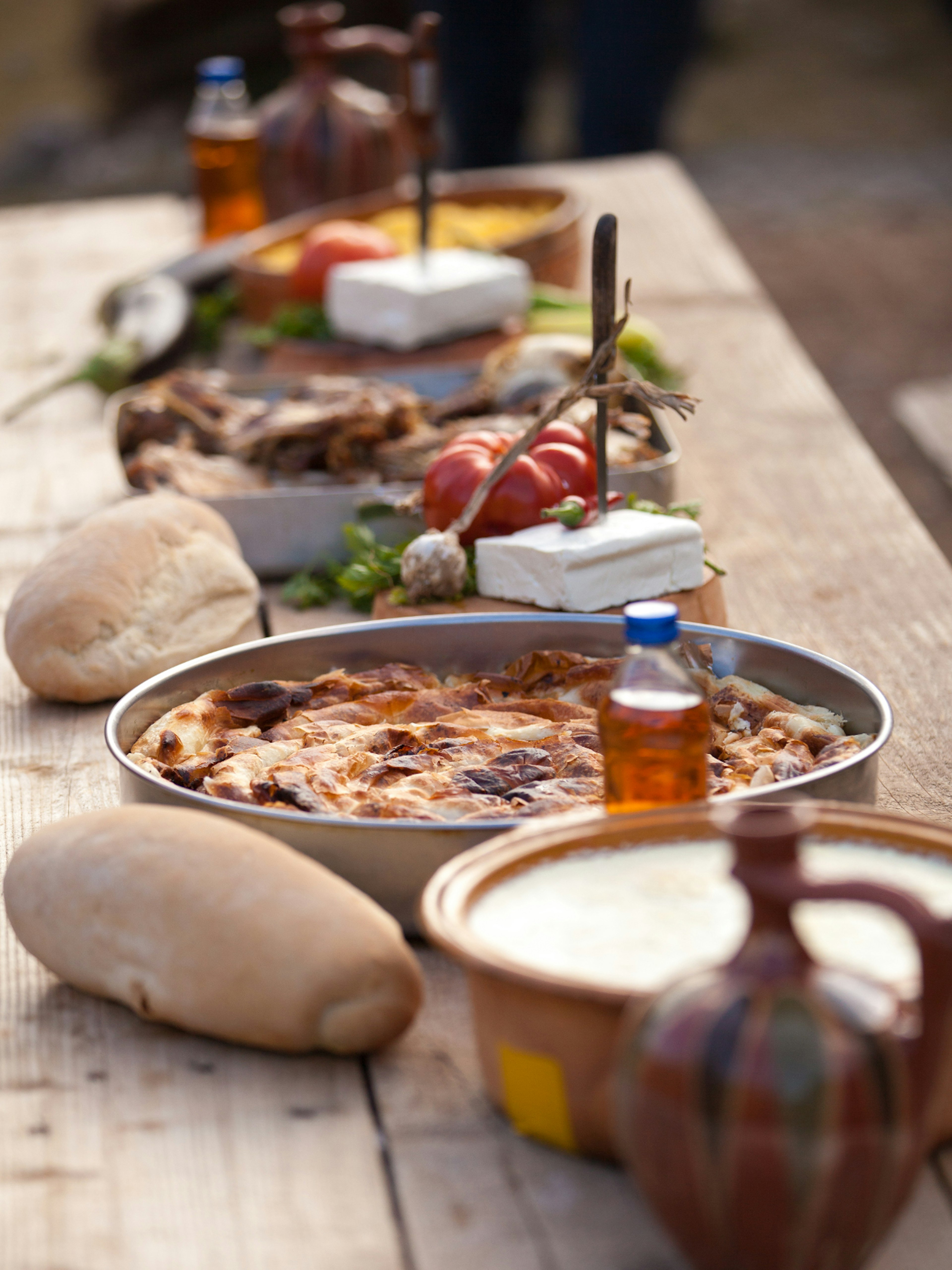 Traditional food in Galičnik village © Nikola Spasenoski / iBestTravel