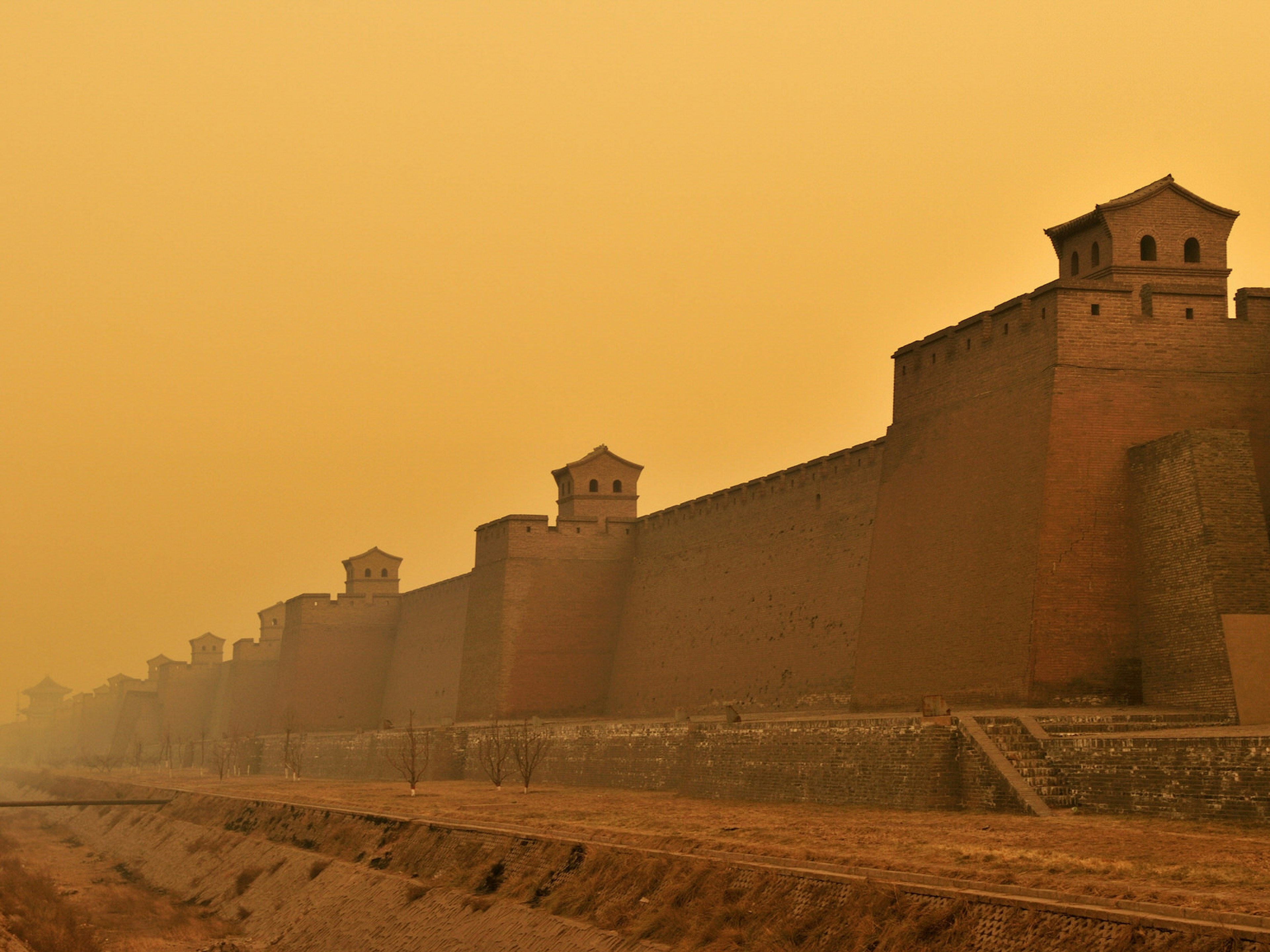 The incredible fortifications at Pingyao C among China's most impressive city walls ? Huang Xin / Getty