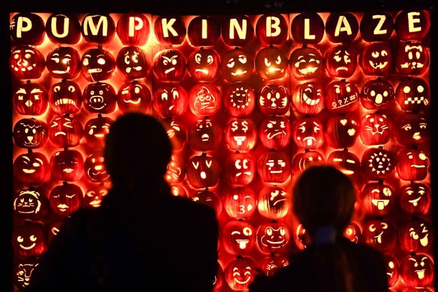 Compare your pumpkin-carving skills to the thousands on display at the Great Jack O'Lantern Blaze, held near Sleepy Hollow each year. Bryan R. Smith/Getty Images