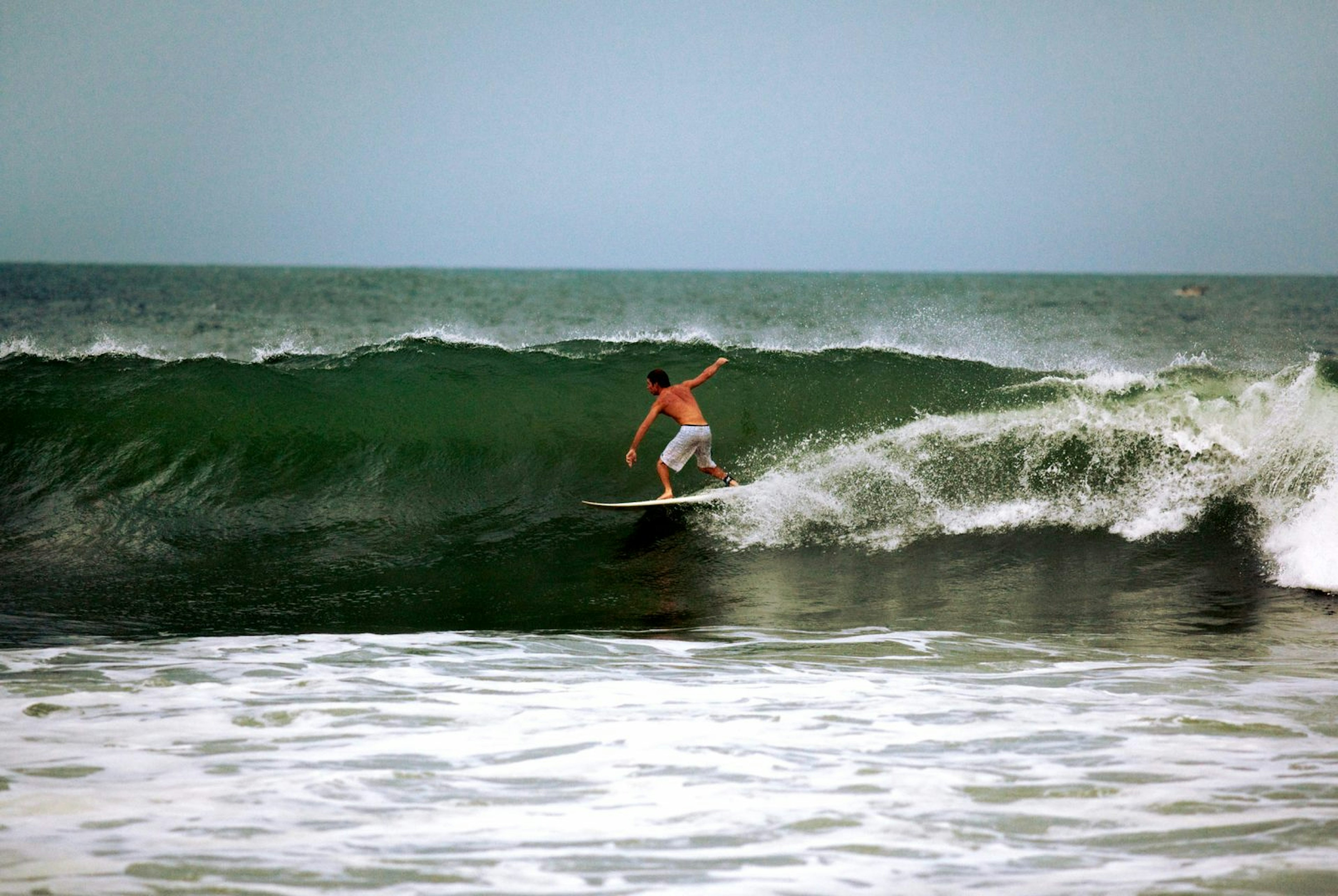 Riding a barrel at Main Point in Arugam Bay © Tony C French / Getty Images