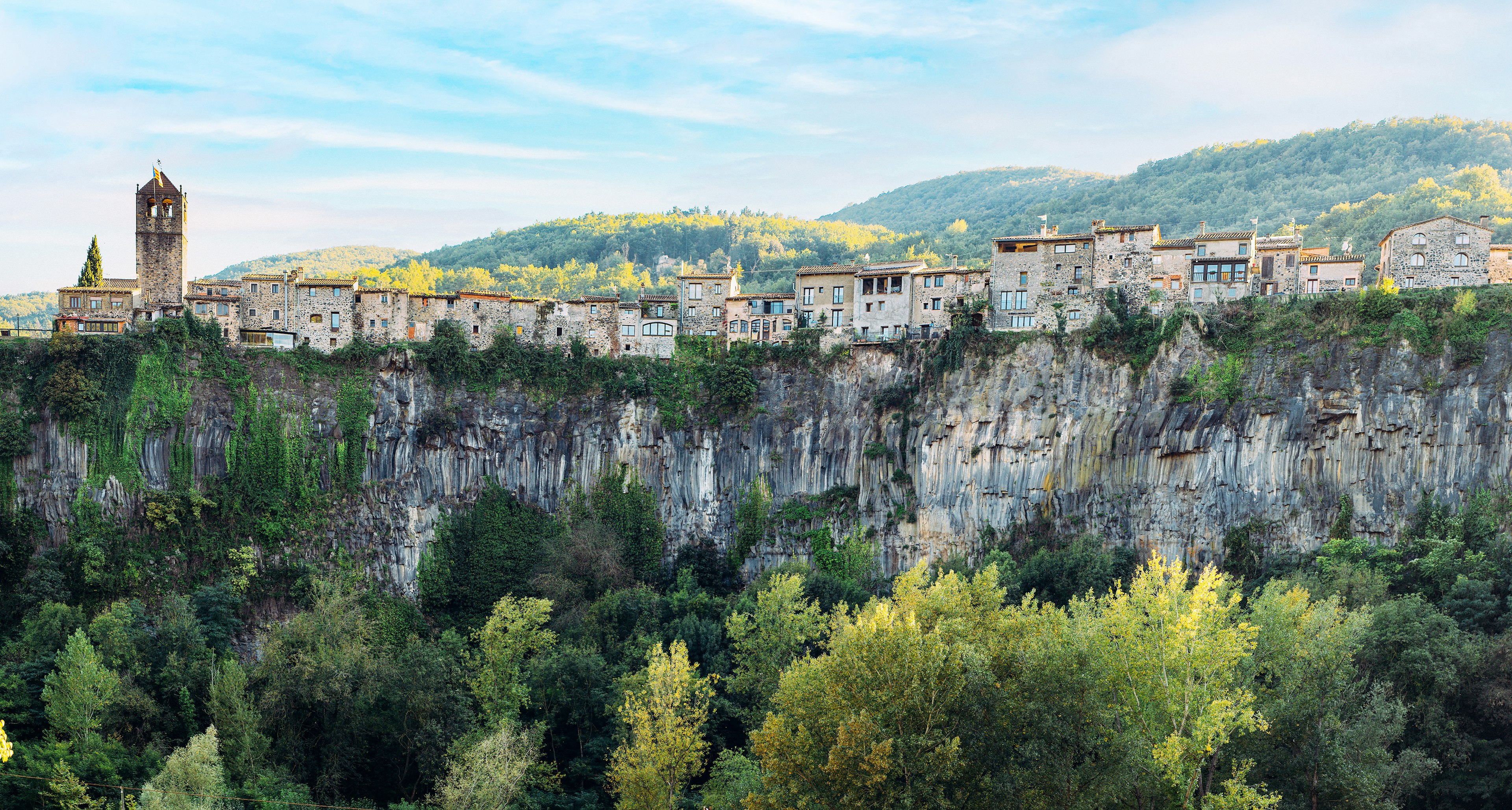 A village in a cliff - Castellfollit de la Roca, Catalonia (Spain)