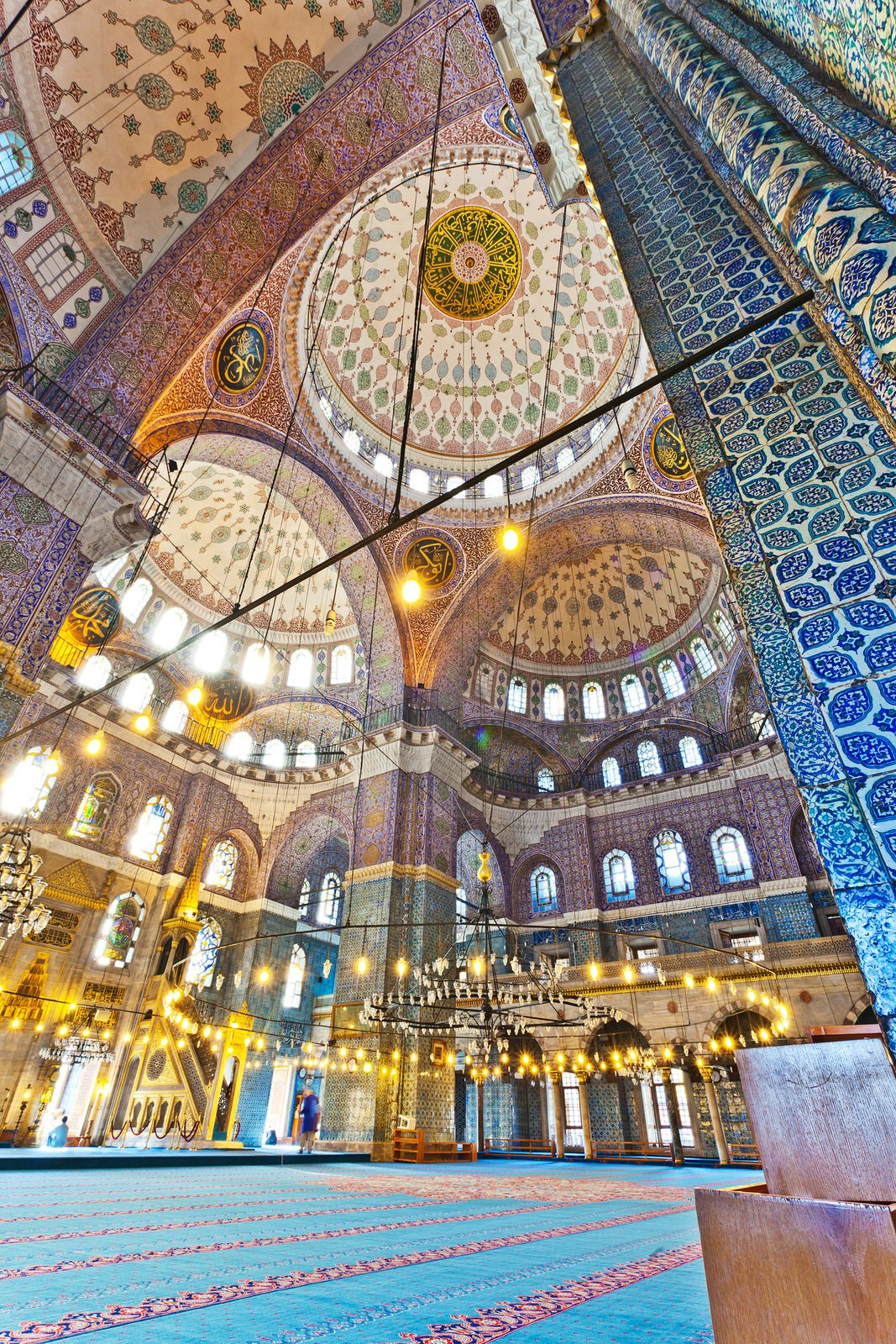 Inside the Blue Mosque, Istanbul