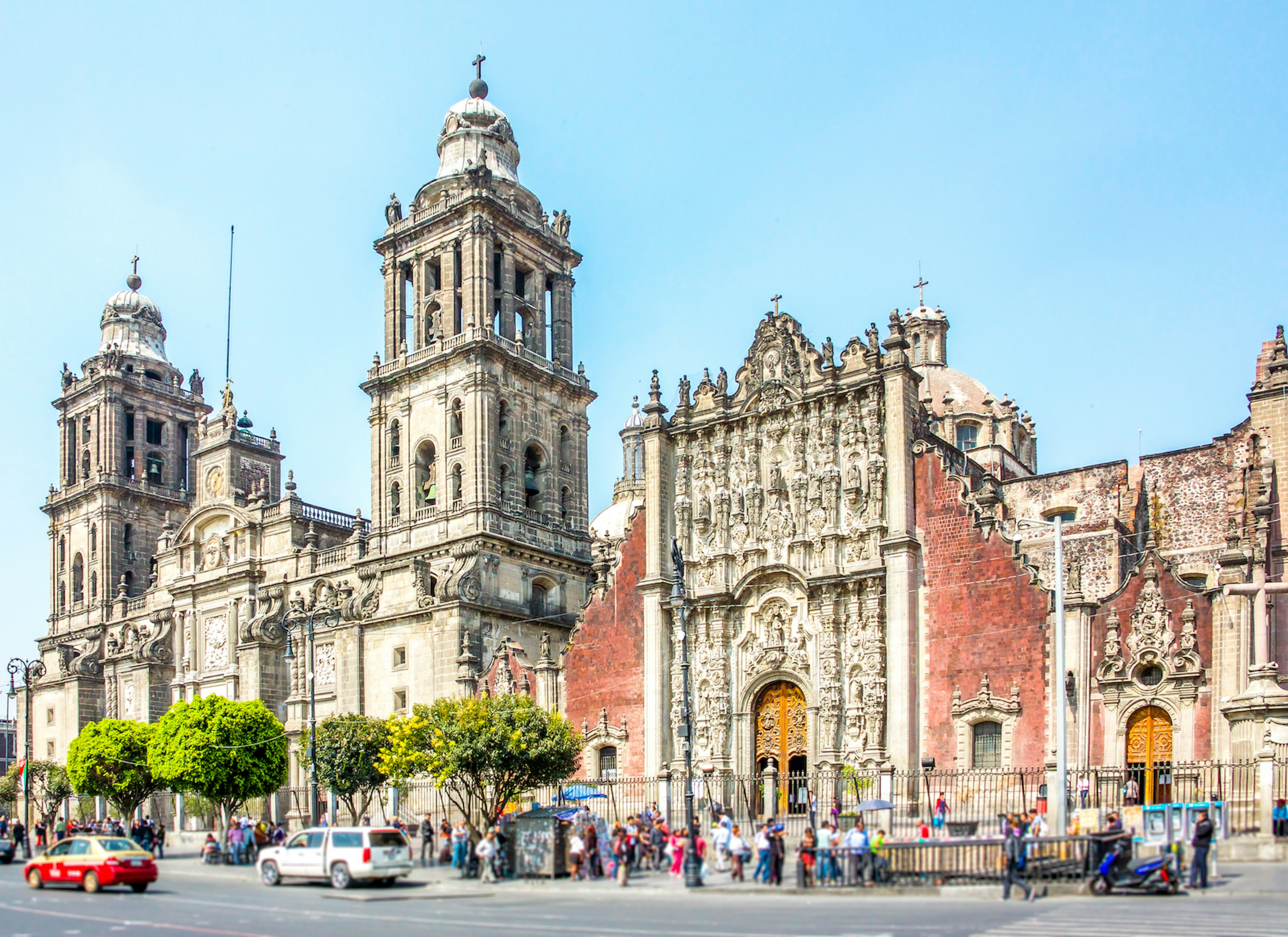 The grandiose and ornate Metropolitan Cathedral