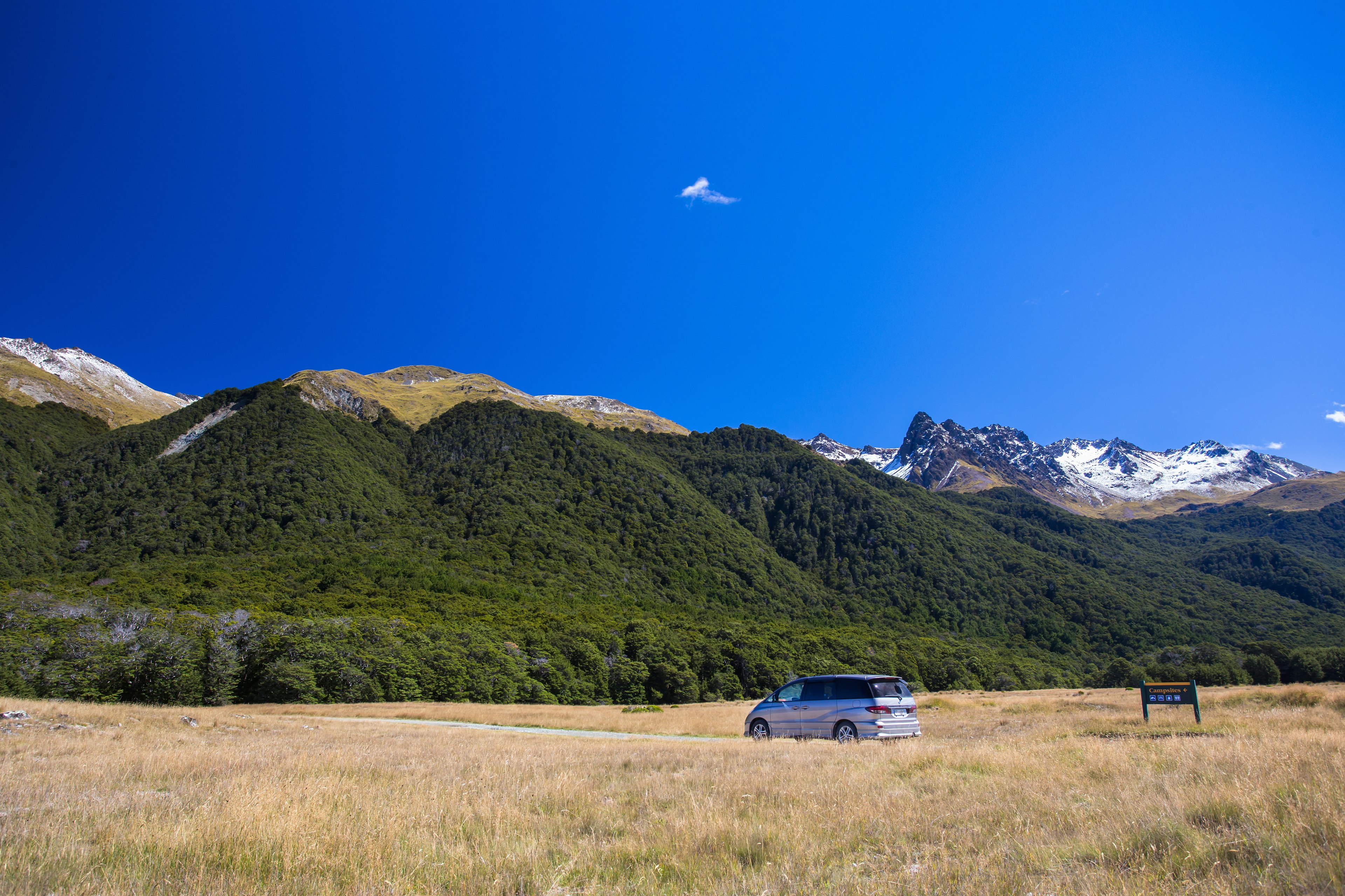 Road tripping through the Mavora Lakes region of the South Island © Matthew Micah Wright / Getty