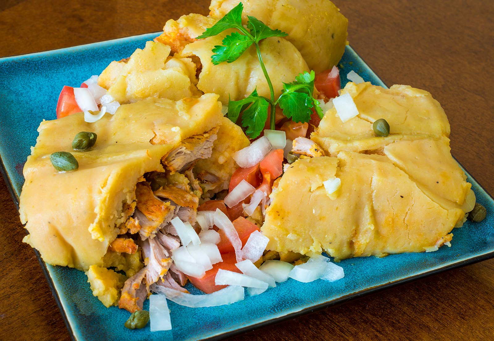 Nacatamales are a corn dough dish traditional stuffed with different meats, rice and vegetables © Roberto Machado Noa / Getty Images