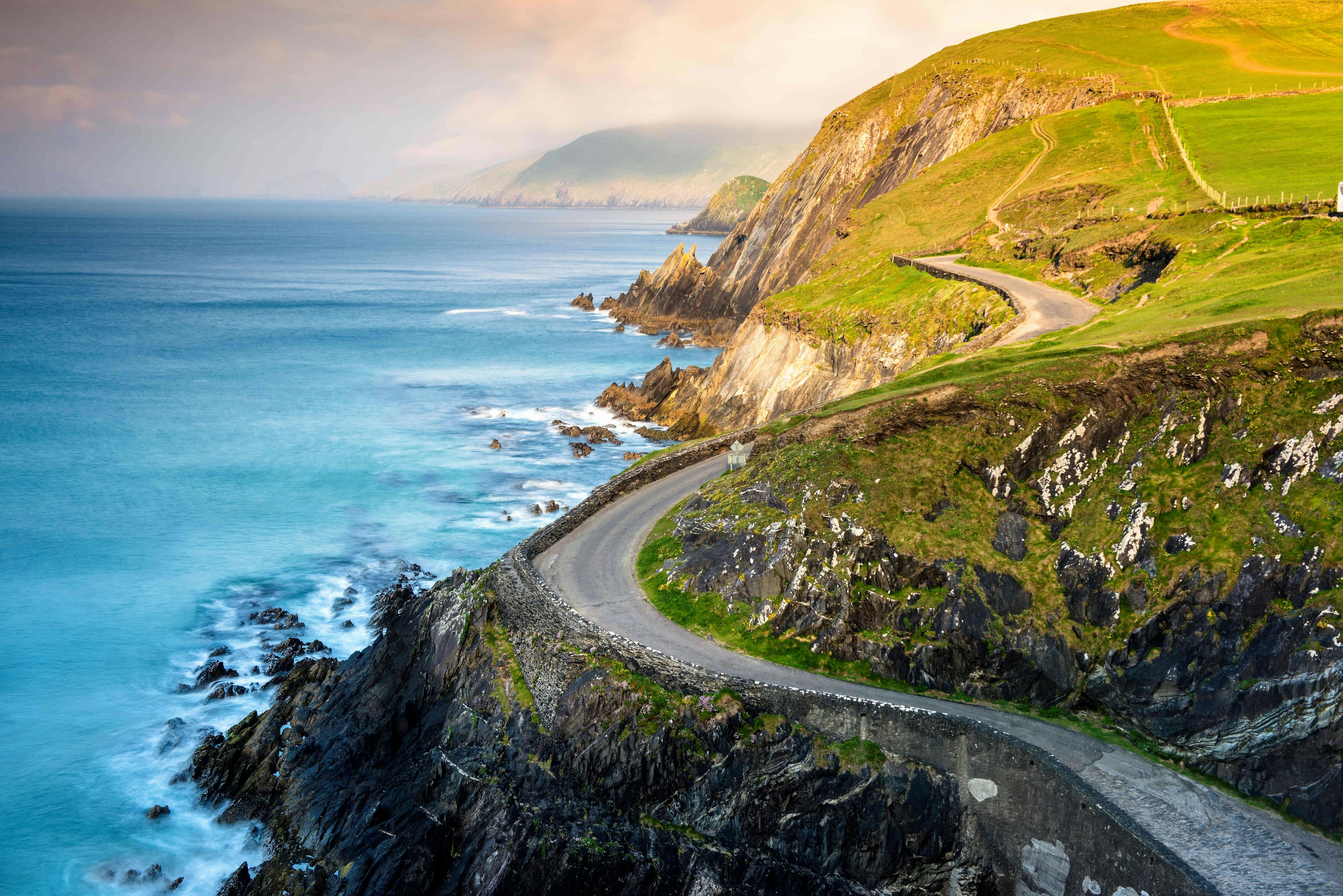 It might be a long and winding road on the Dingle Marathon but at least there's no traffic © Marco Bottigelli / Moment / Getty Images