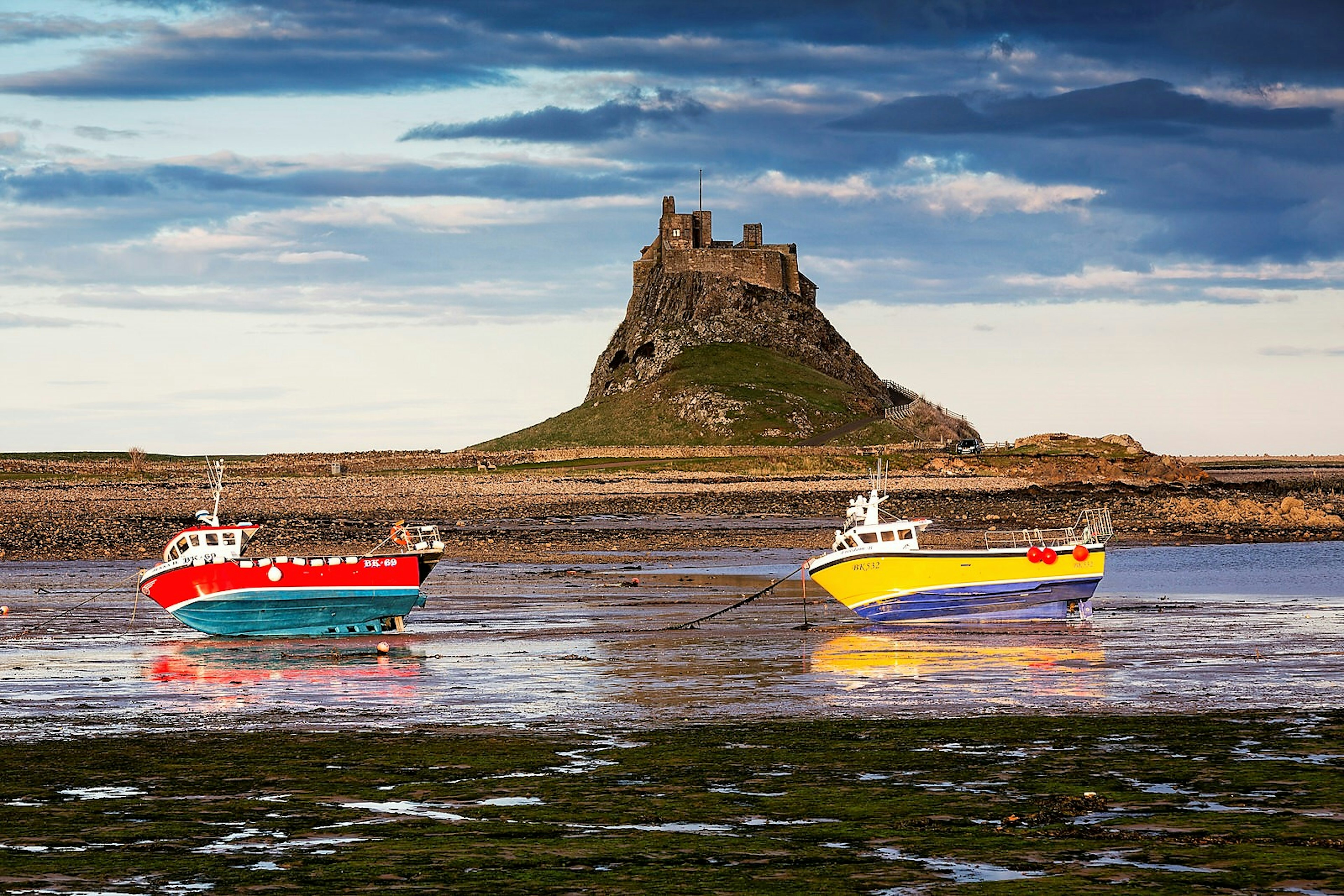 Holy Island's castle, Northumberland