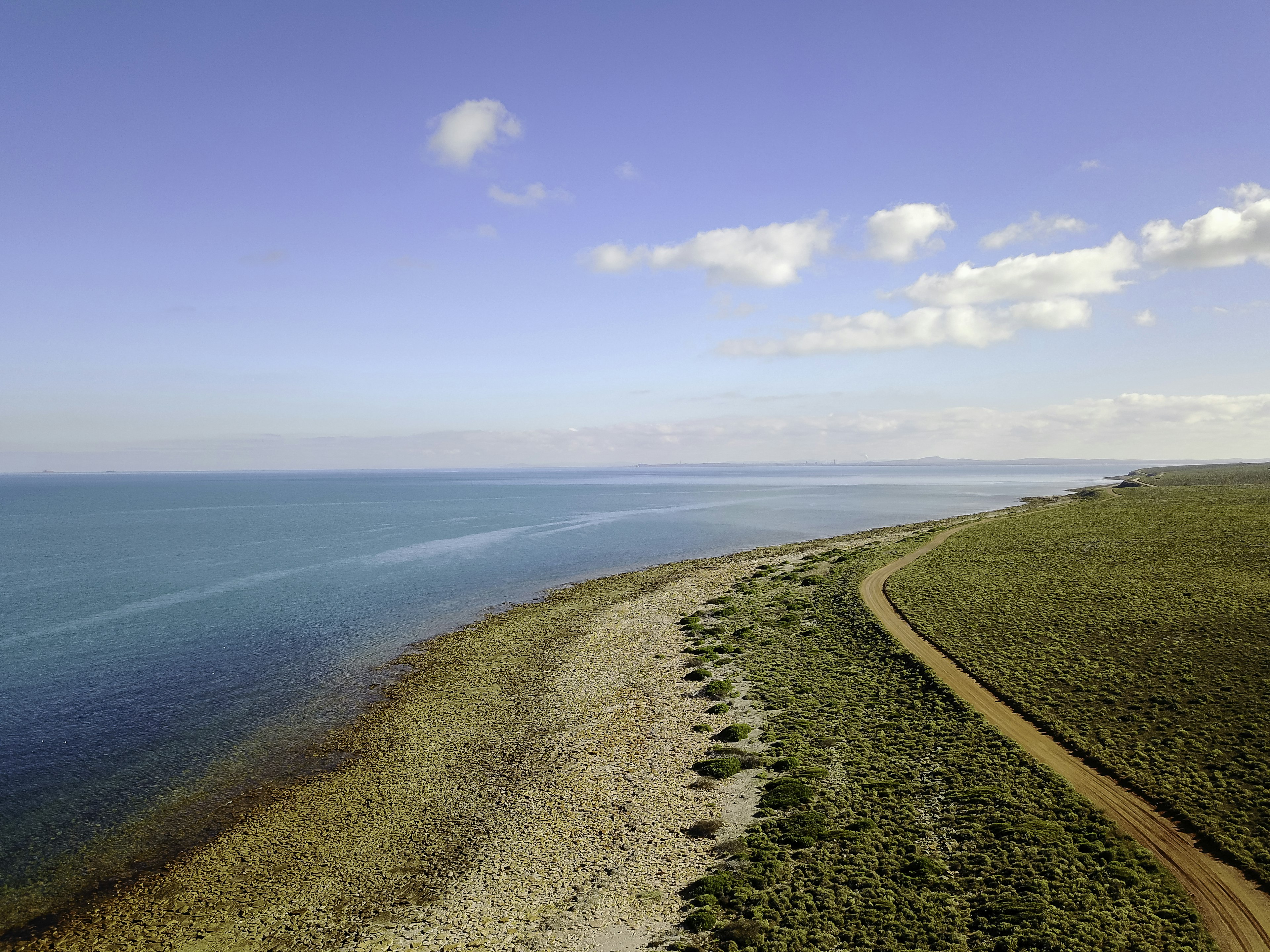 Aerial view South Australia coast by wildestanimal photographer