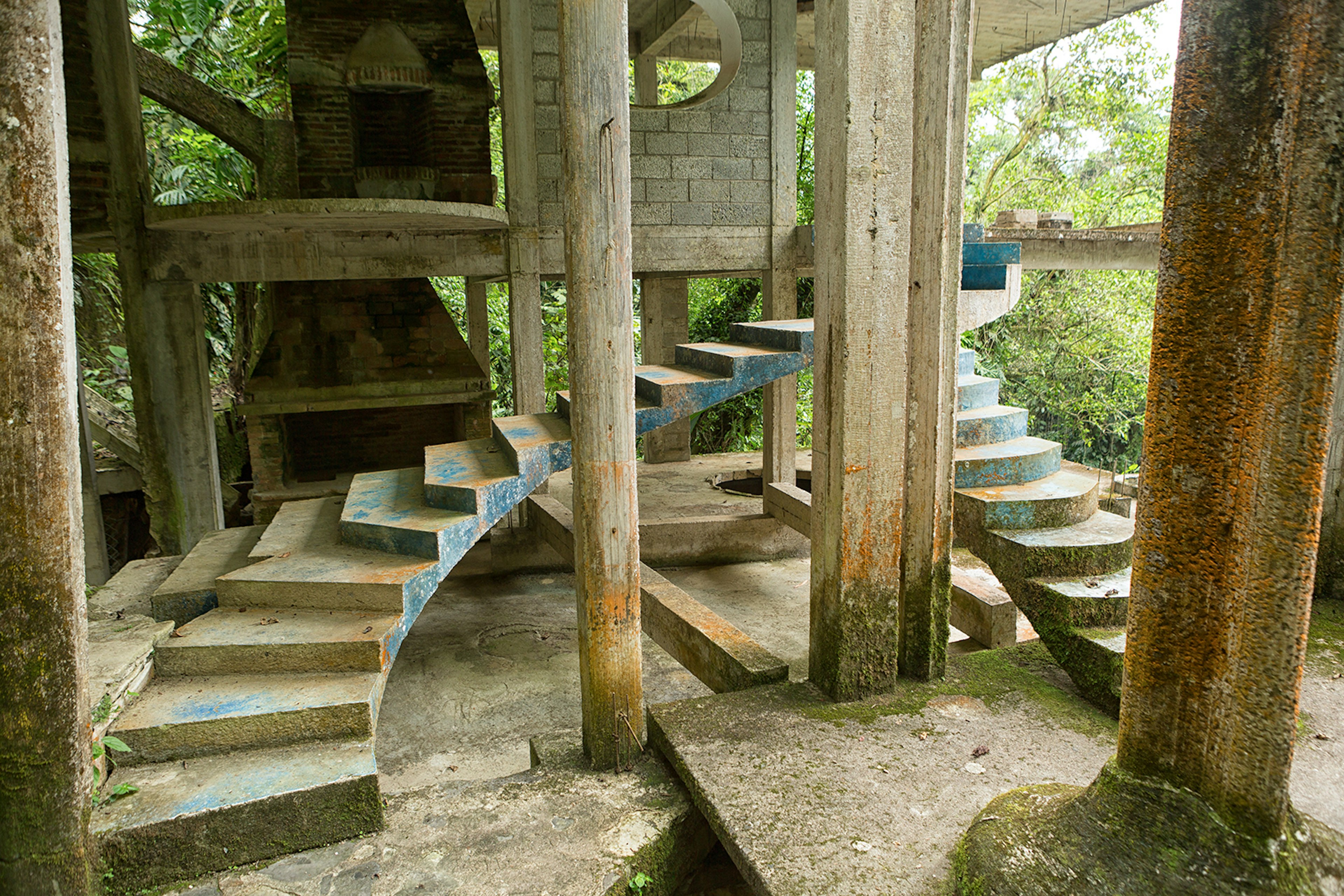 870999386
America, Eden, Edward James, Las Pozas, Mexico, Mexico. San Luis Potosi, Xilitla, art, concrete, destination, garden, jungle, outdoors, place, public, structure, surrealism, tourism, travel
May 18, 2014 Xilitla, Mexico: Las Pozas also known as Edward James Gardens as well, with concrete structures blending in to vegetation in the most Northern jungle of the country nowadays a tourist destination