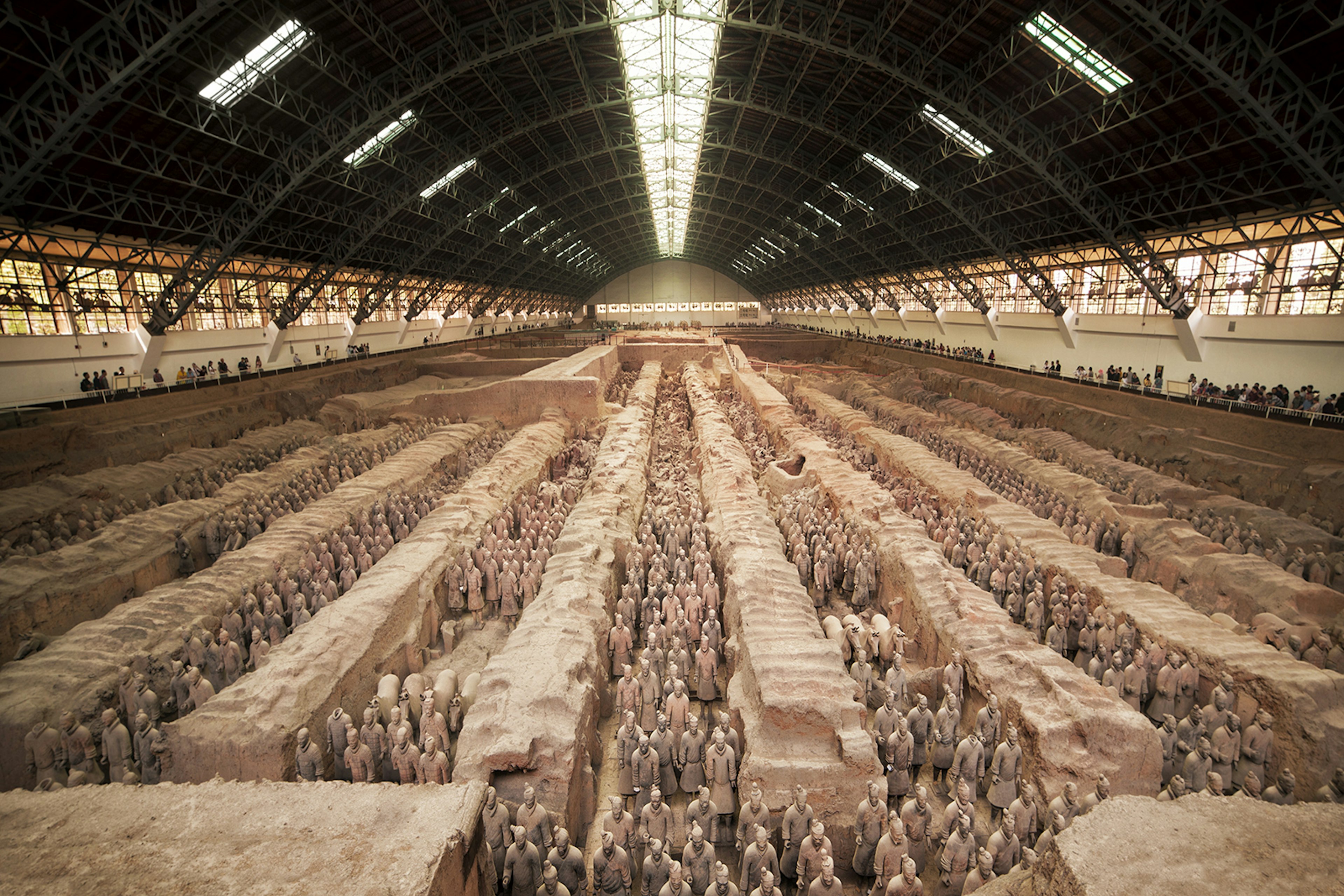 Terracotta warriors of Xian China