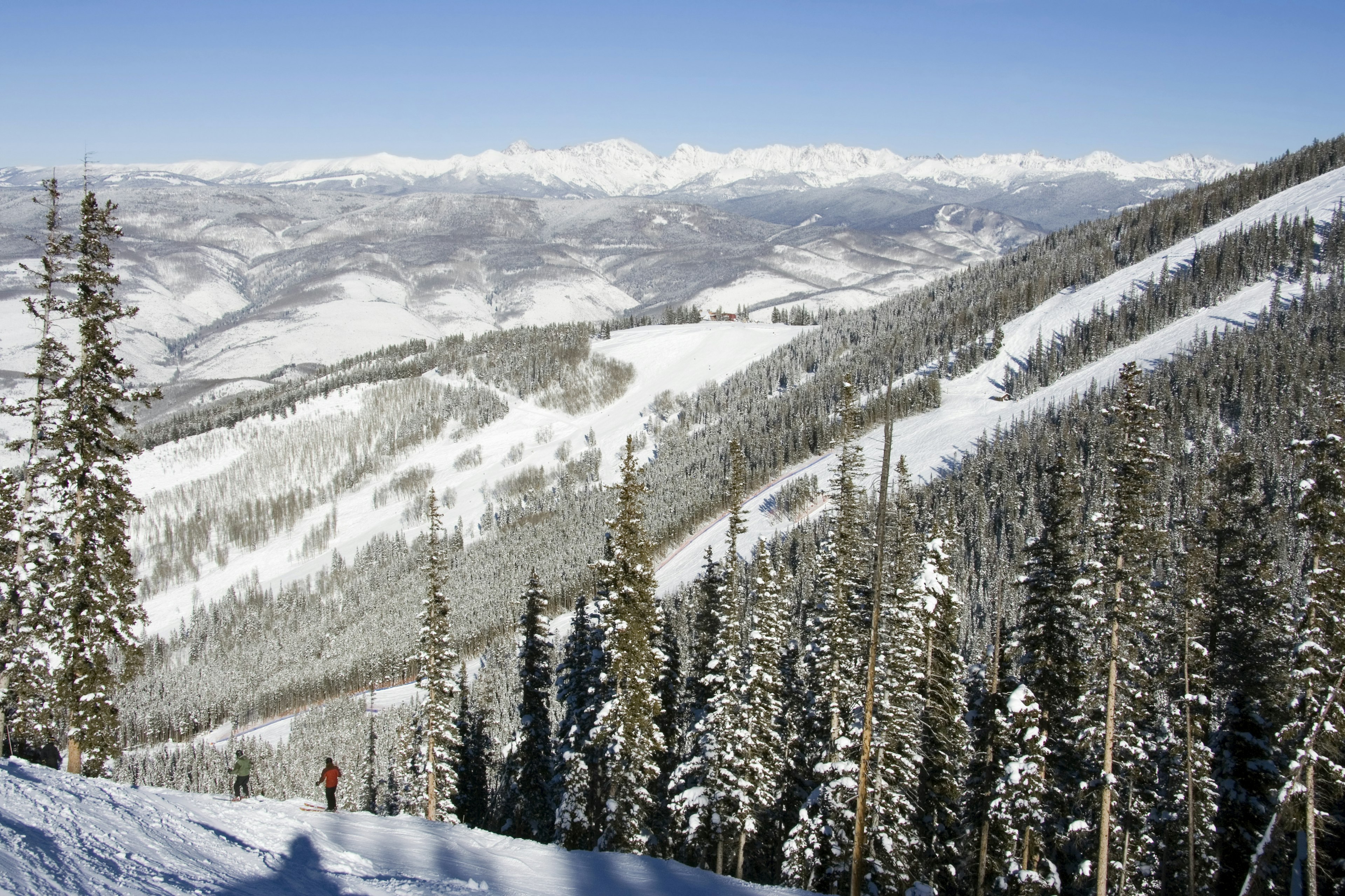 Glide along Beaver Creek's gentle slopes before a mouthwatering meal. Getty Images