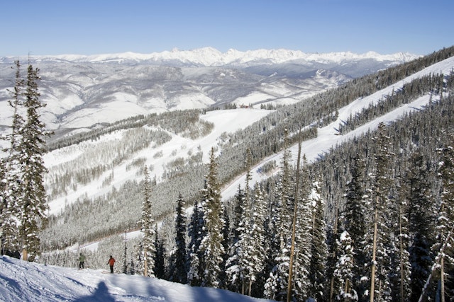Glide along Beaver Creek's gentle slopes before a mouthwatering meal. Getty Images