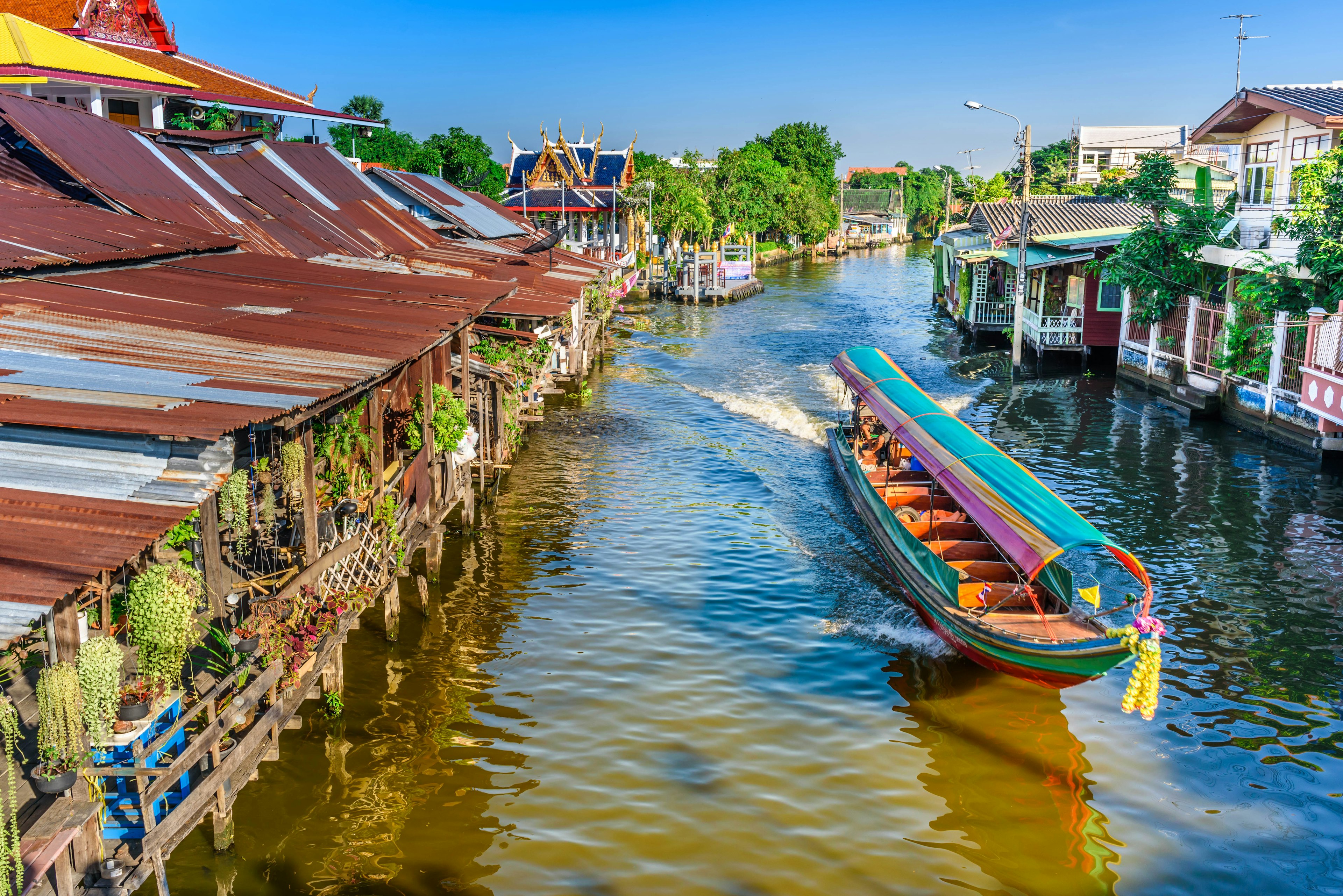 Bangkok is one of the cheapest cities to fly to in Asia, with cheap public transport once you arrive. Sangkhom Sangkakam/Getty Images