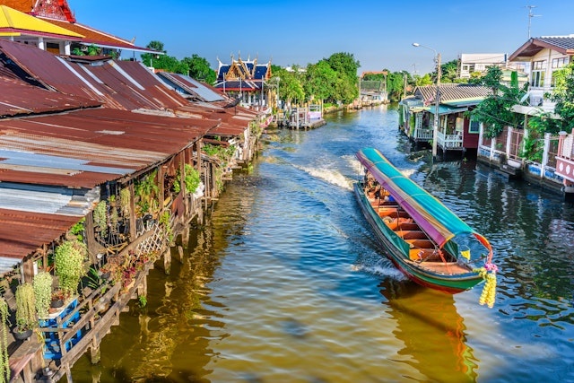 Bangkok is one of the cheapest cities to fly to in Asia, with cheap public transport once you arrive. Sangkhom Sangkakam/Getty Images