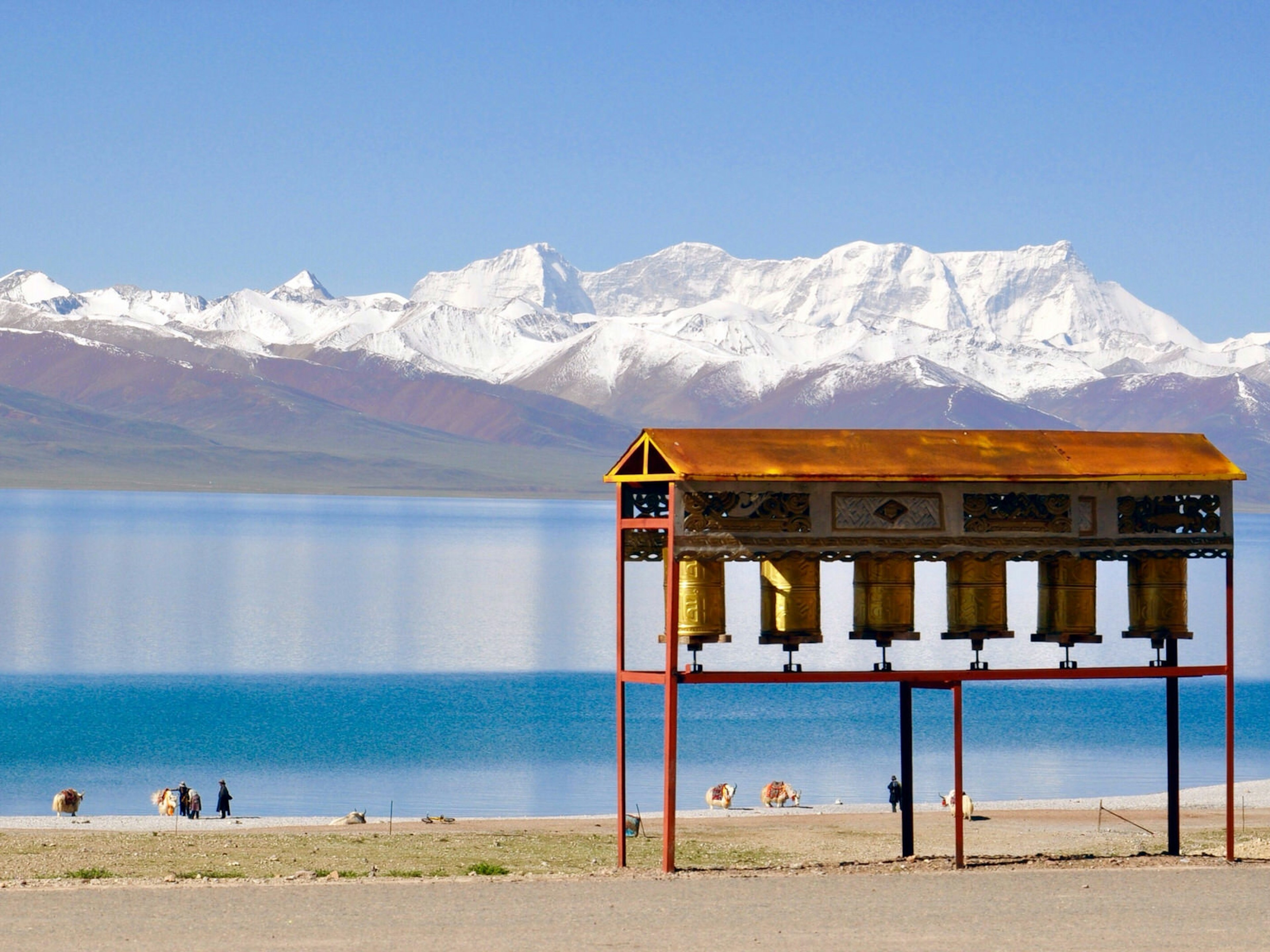 Pristine Namtso Lake is visible during part of the train journey © Mariia Kamenska / EyeEm / Getty