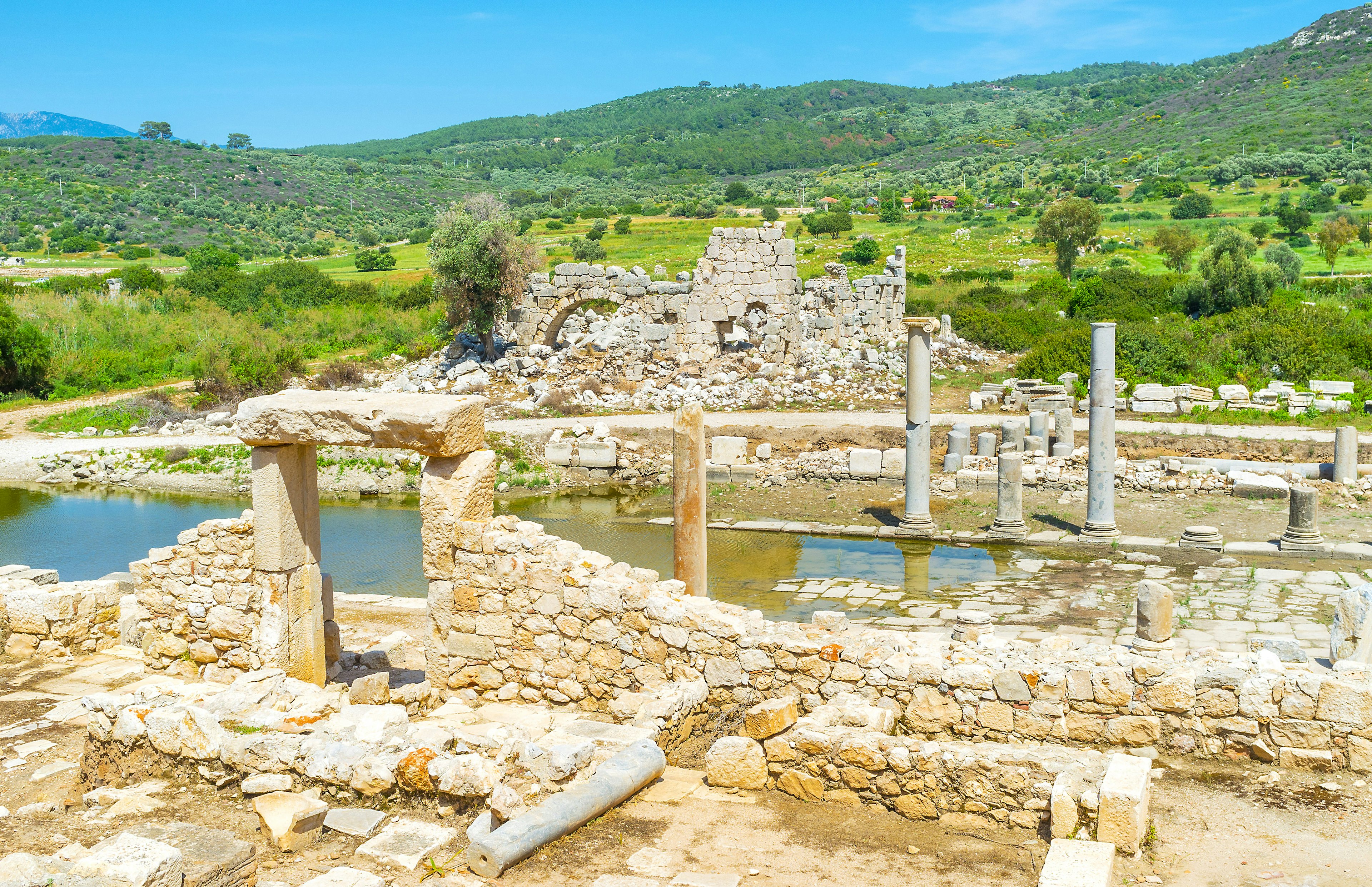 Stone remains of Patara, Turkey