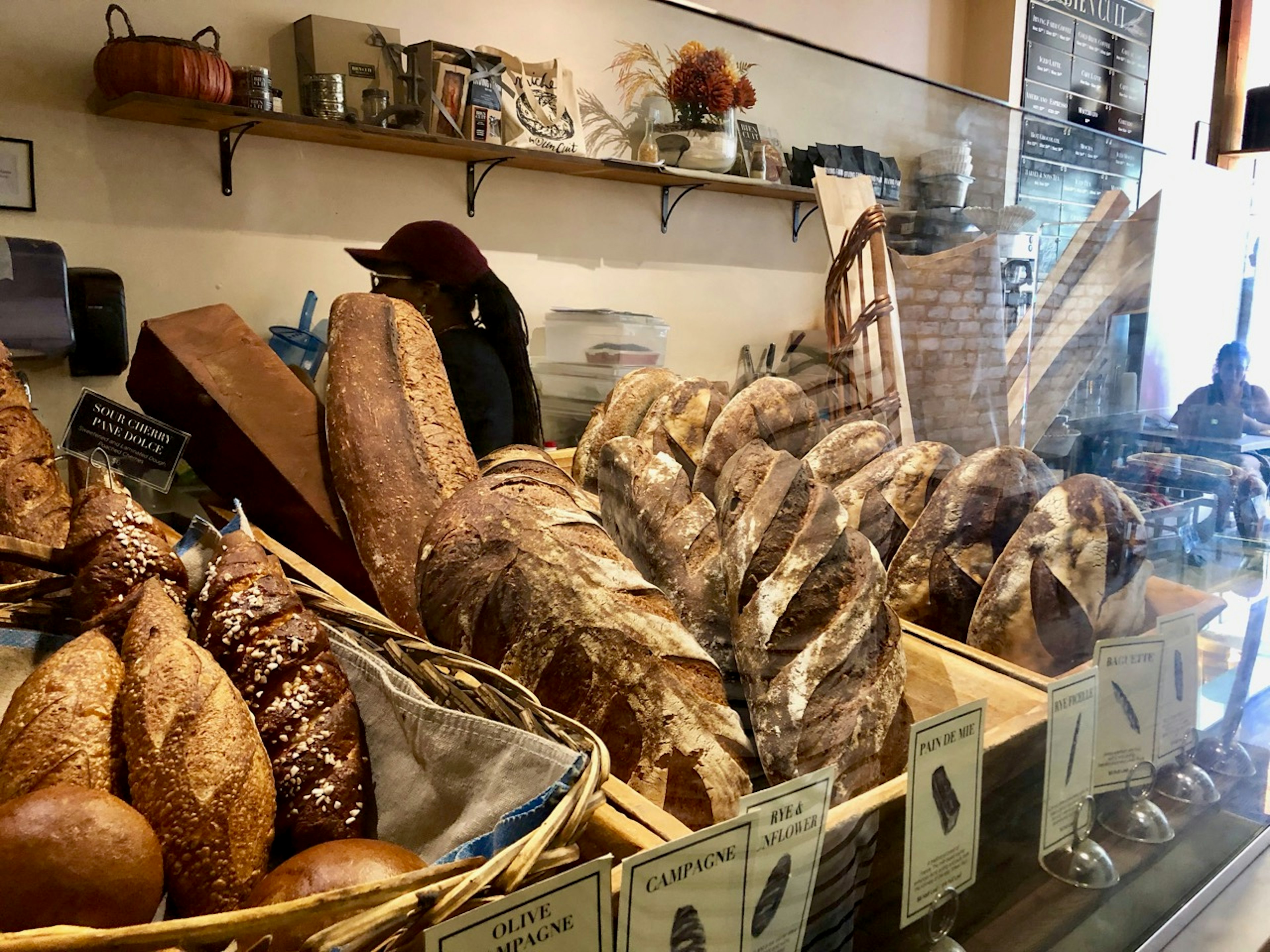 the slow-fermented loaves of bread at Bien Cuit, Brooklyn