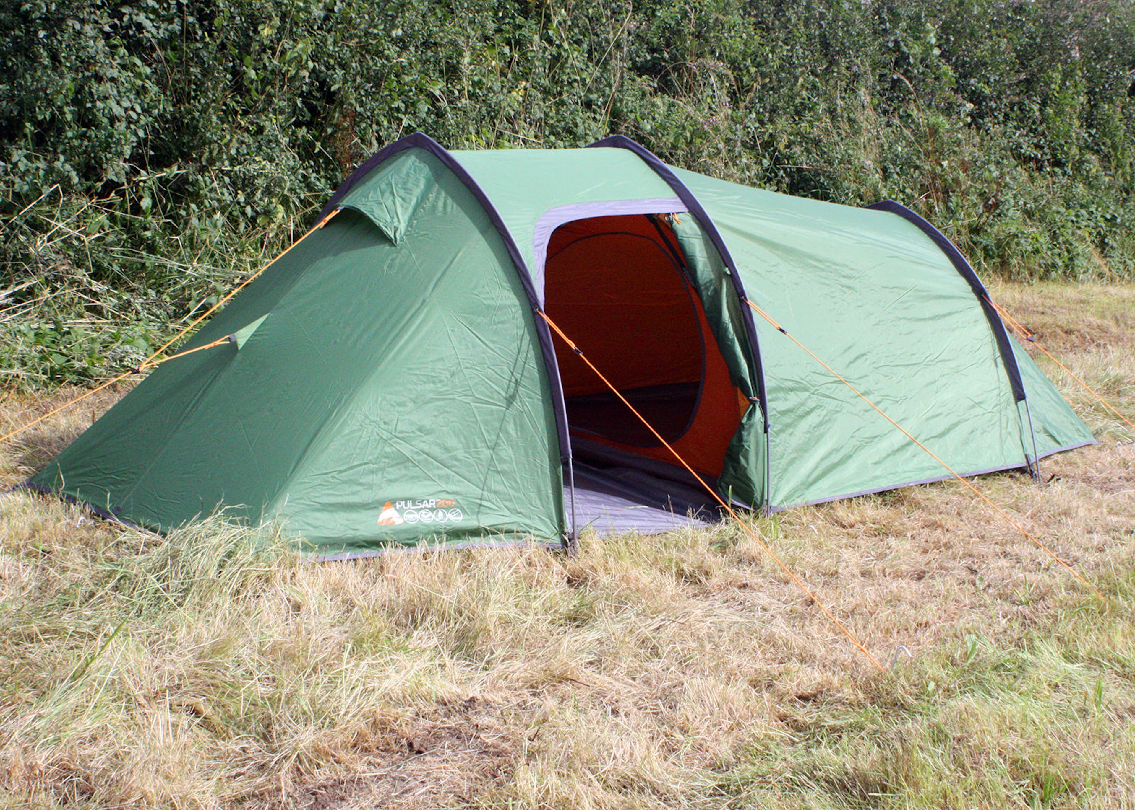 The Vango Pulsar 200 tent offers space and comfort after a day on the road © David Else / Lonely Planet