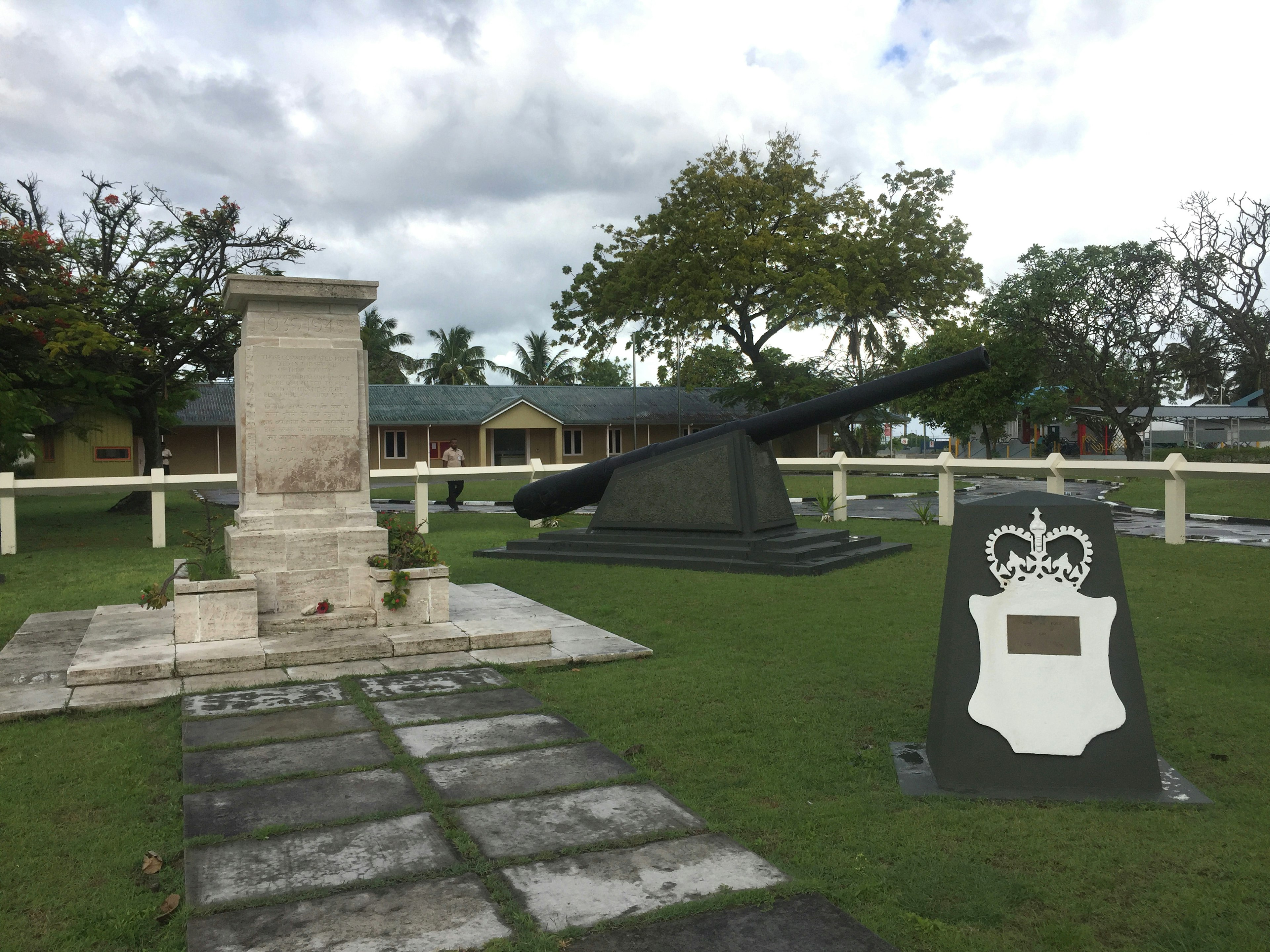 British-era memorials at the former Gan airbase © Emma Sparks / Lonely Planet