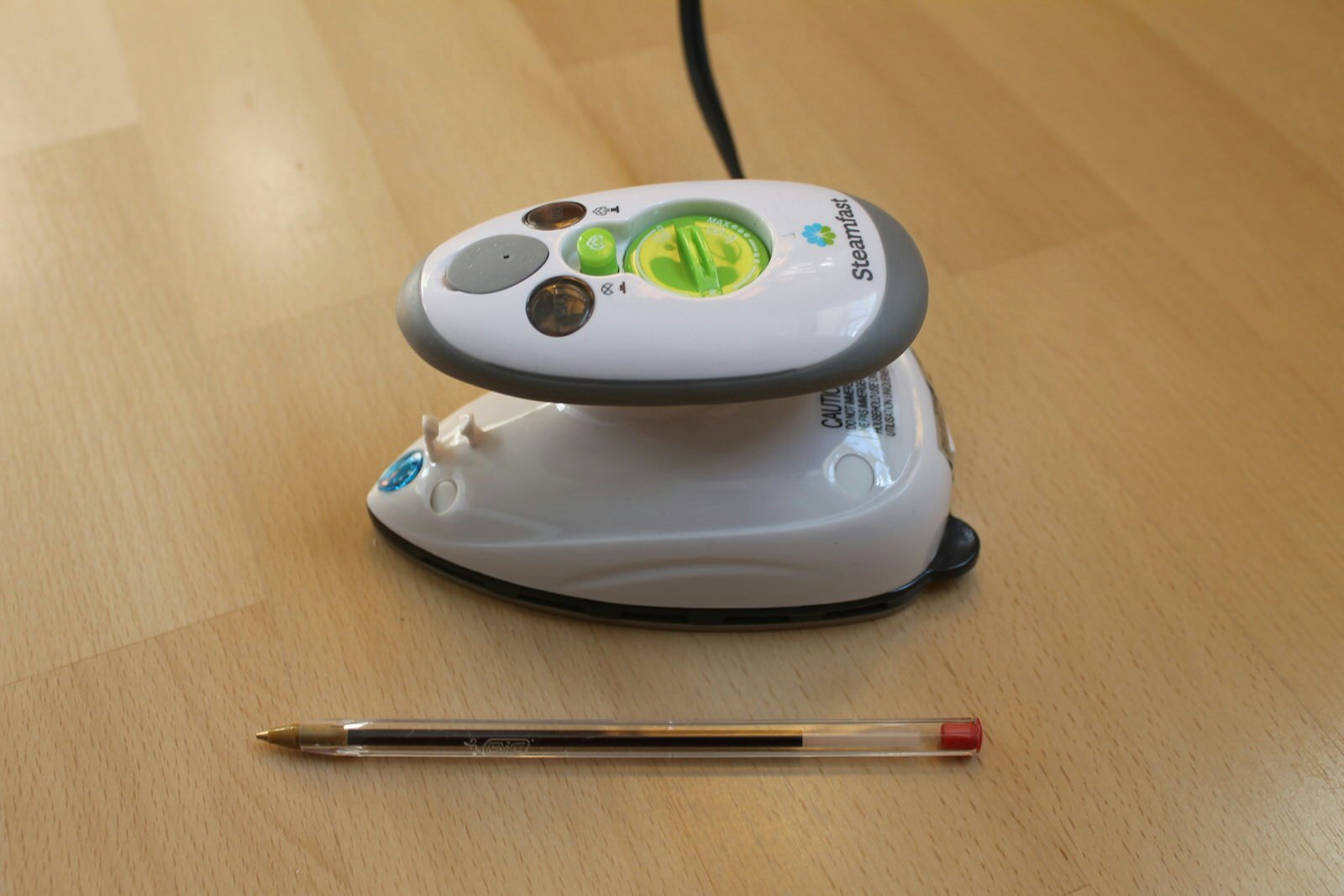 The Steamfast SF-717 travel iron