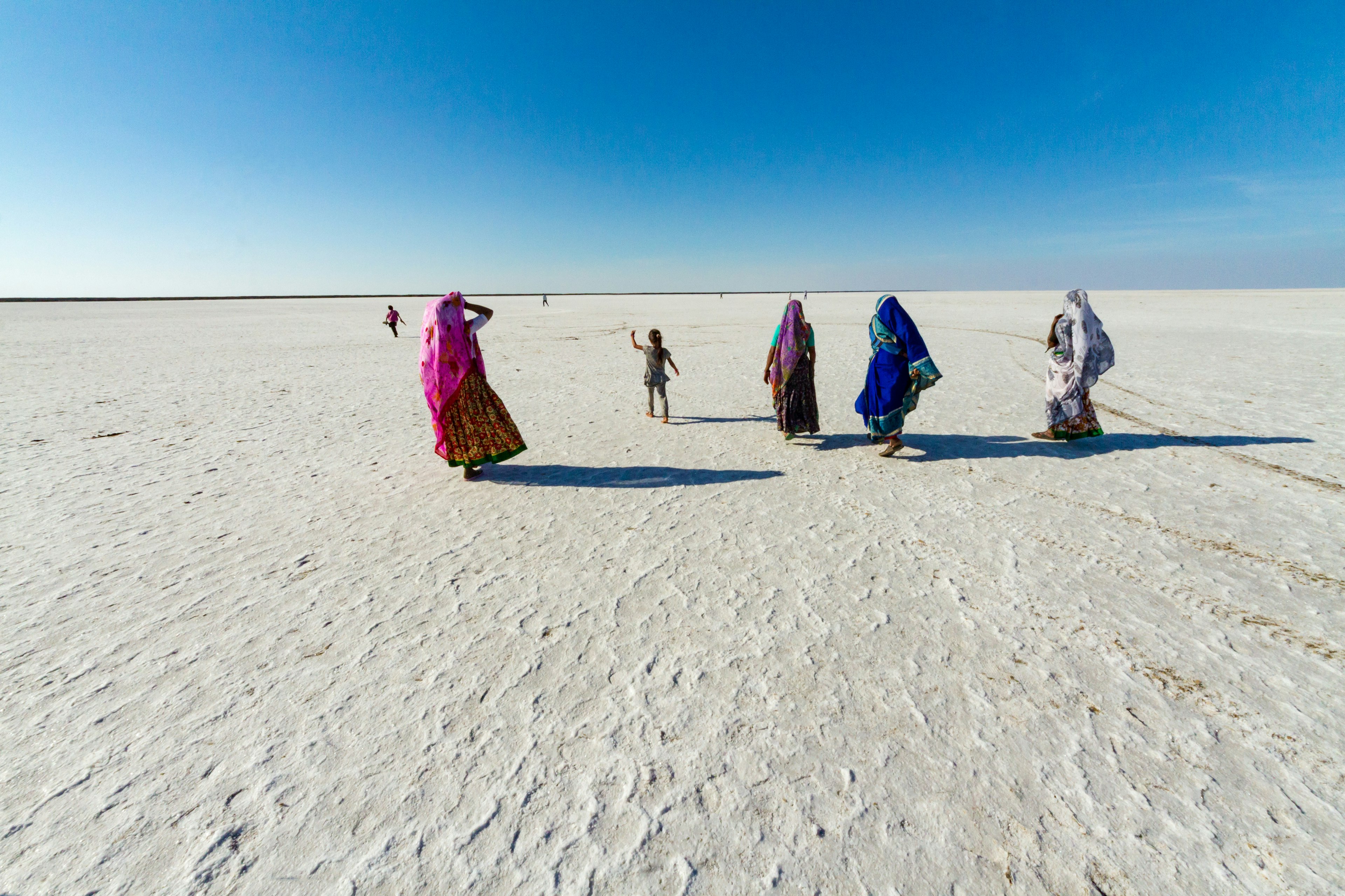 The salt flats of the Rann of Kachchh (Kutch) form a truly otherworldly landscape. Shutterstock