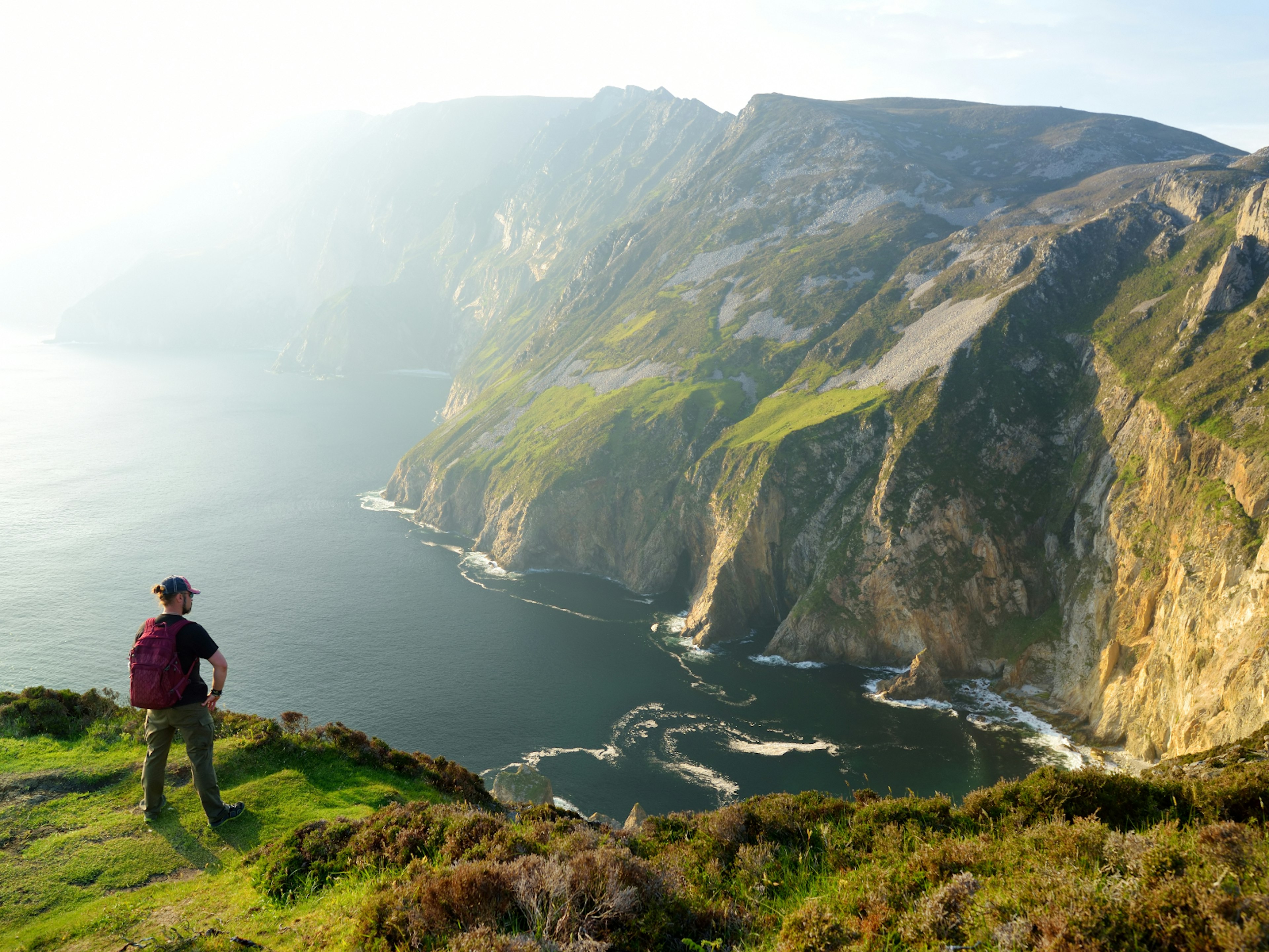 Ireland's Slieve League sea cliffs