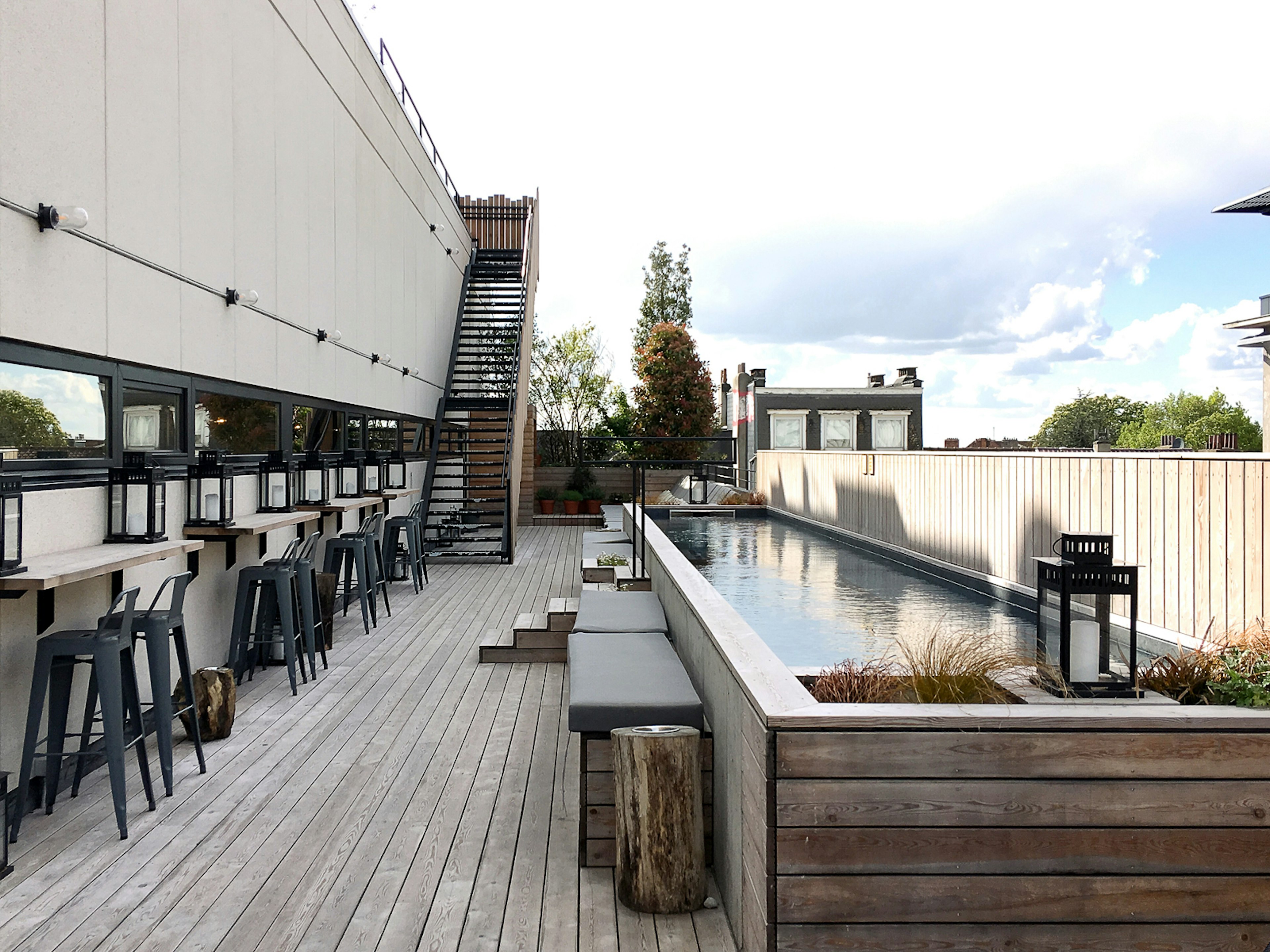 Jam Hotel's rooftop pool is a welcome oasis on a hot day © Analia Glogowski / Lonely Planet