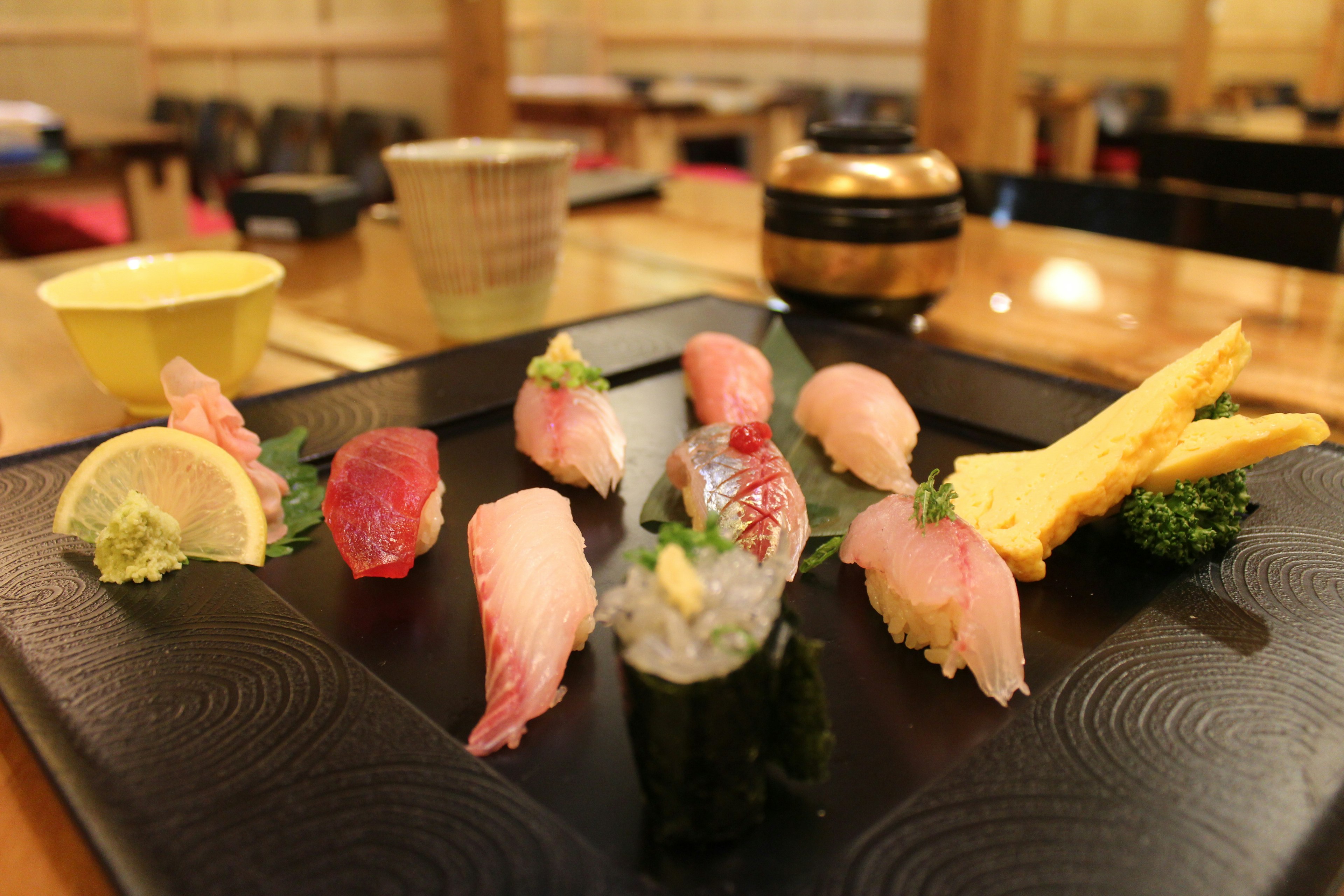 Japanese-style evening feast