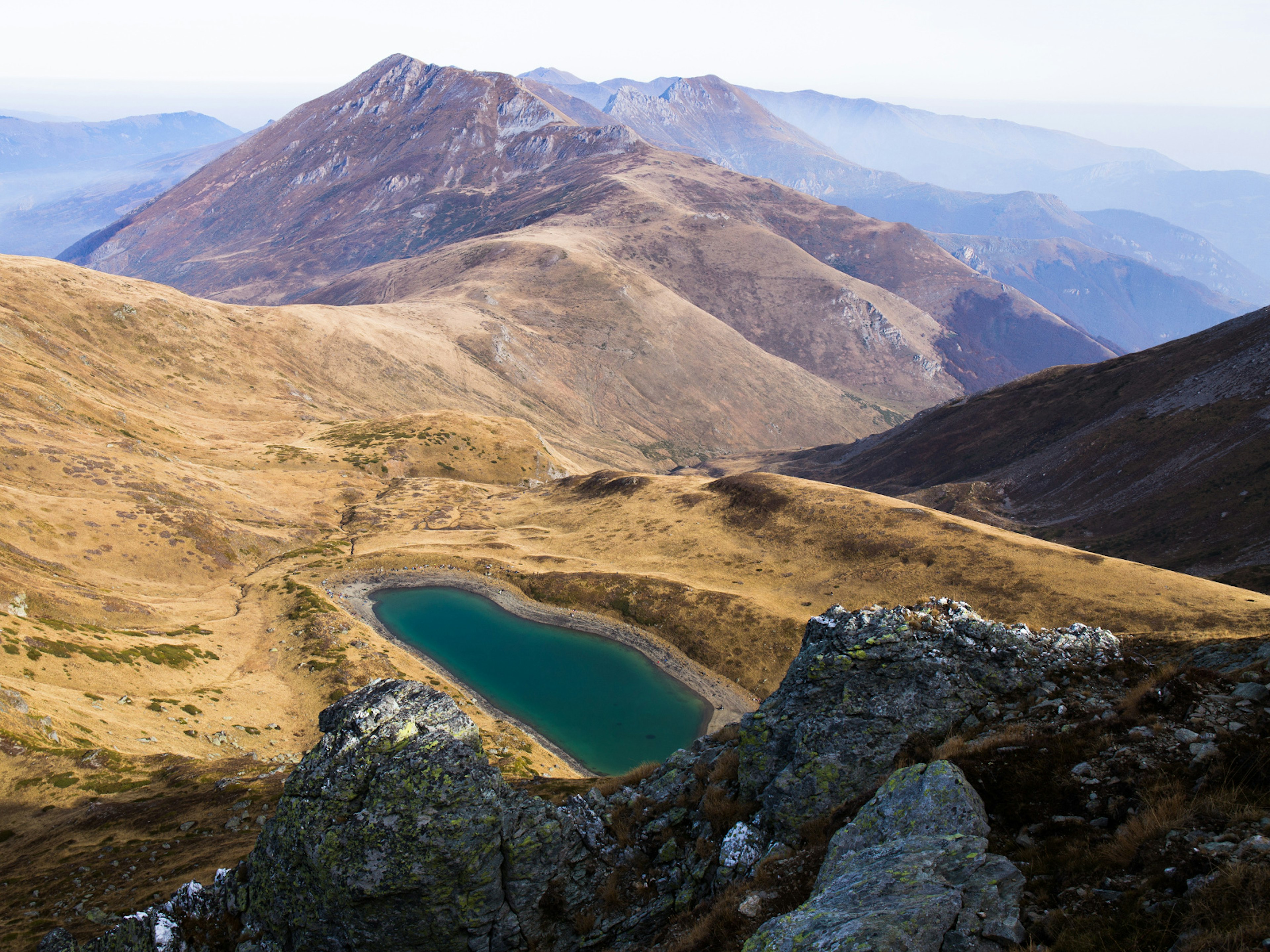 Karanikola glacial lake viewed from Karanikola Peak (2409m) © Aleksandar Donev / iBestTravel