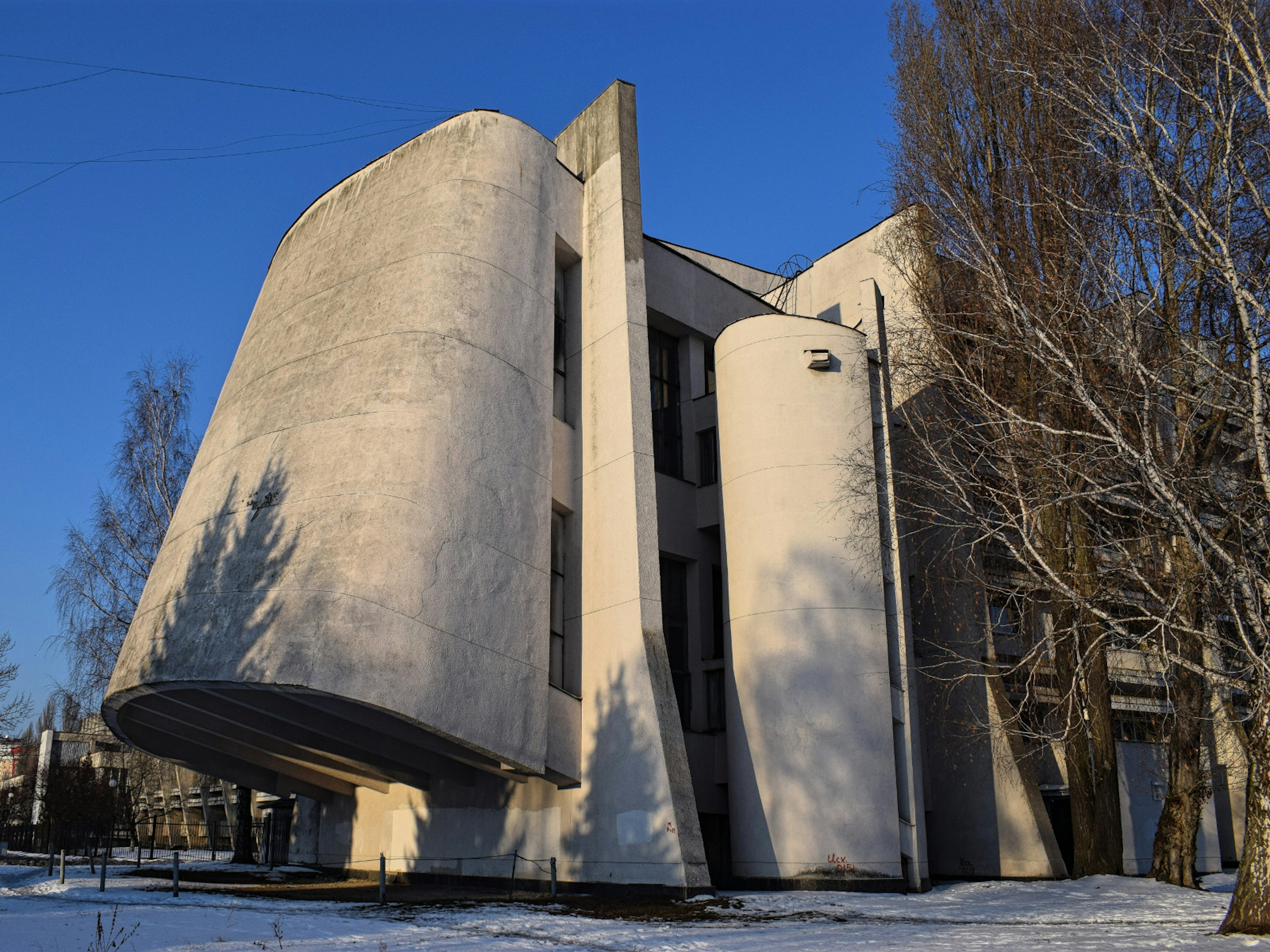 The spaceship-like design of one of the Kyiv National University campuses © Pavlo Fedykovych / ϰϲʿ¼