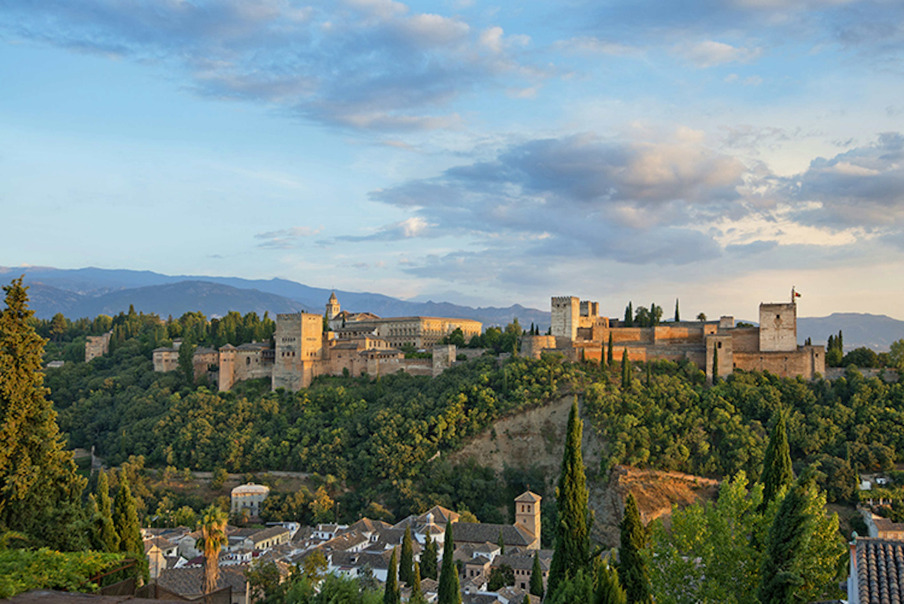 Alhambra seen from Mirador de San Nicolas.