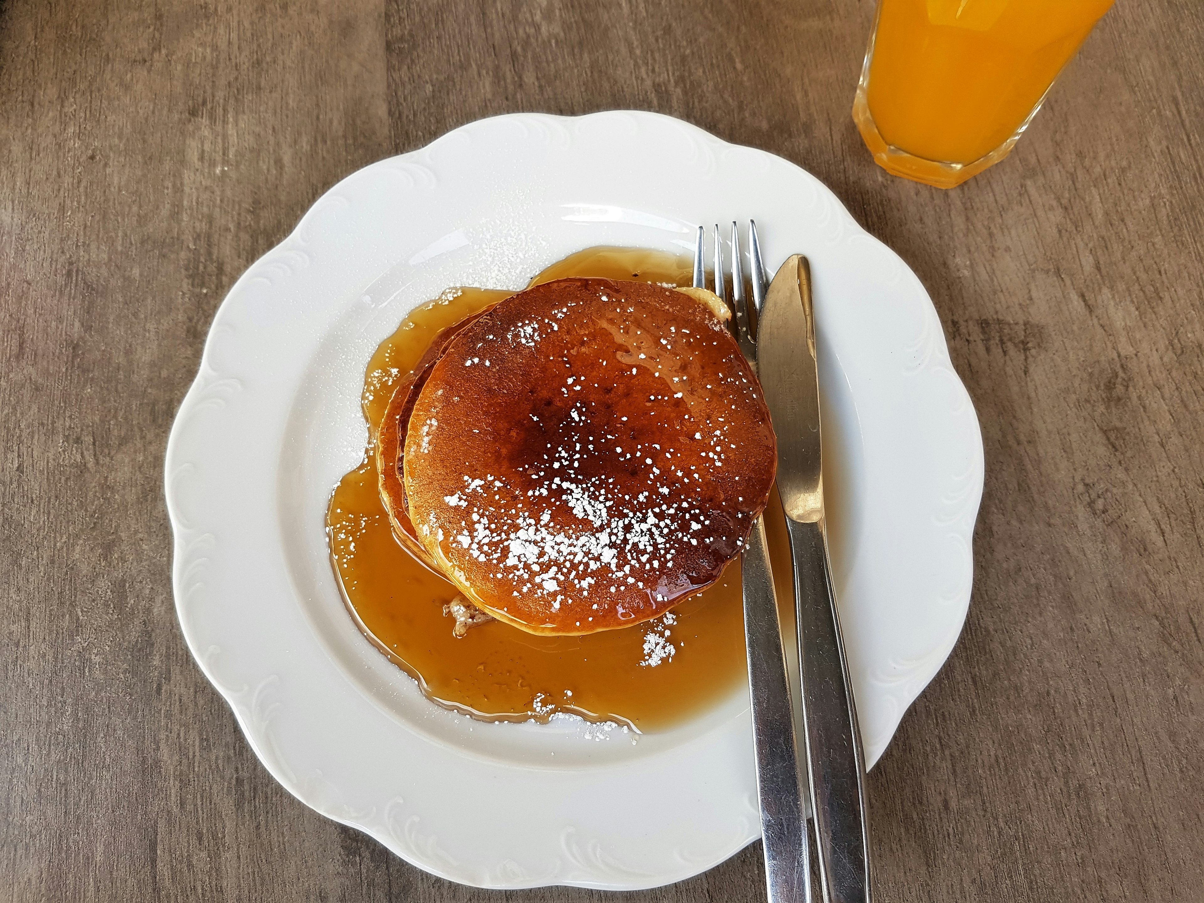 Pancakes at La Petite Brioche, Valencia