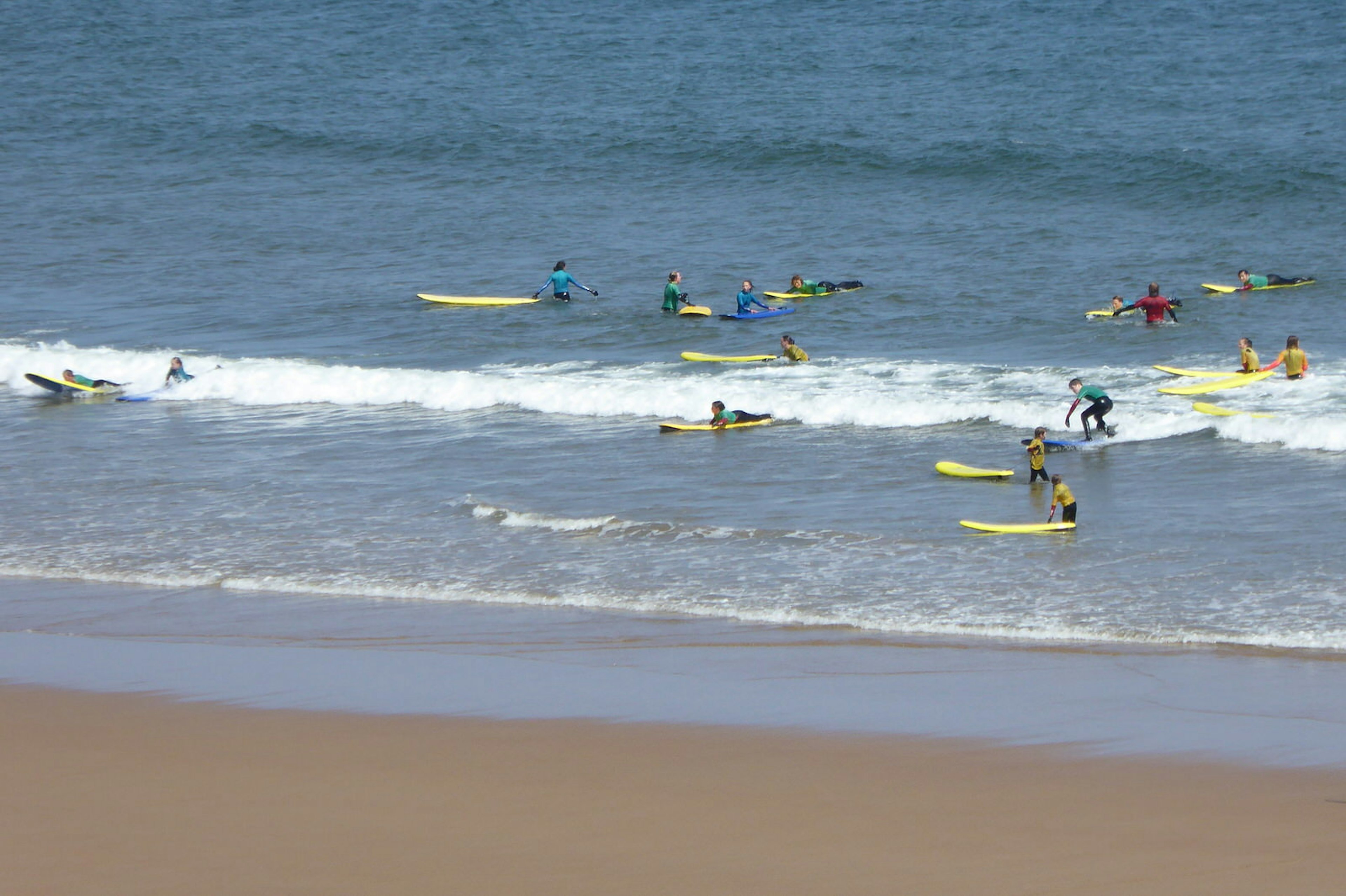 Learning to surf at Longsands