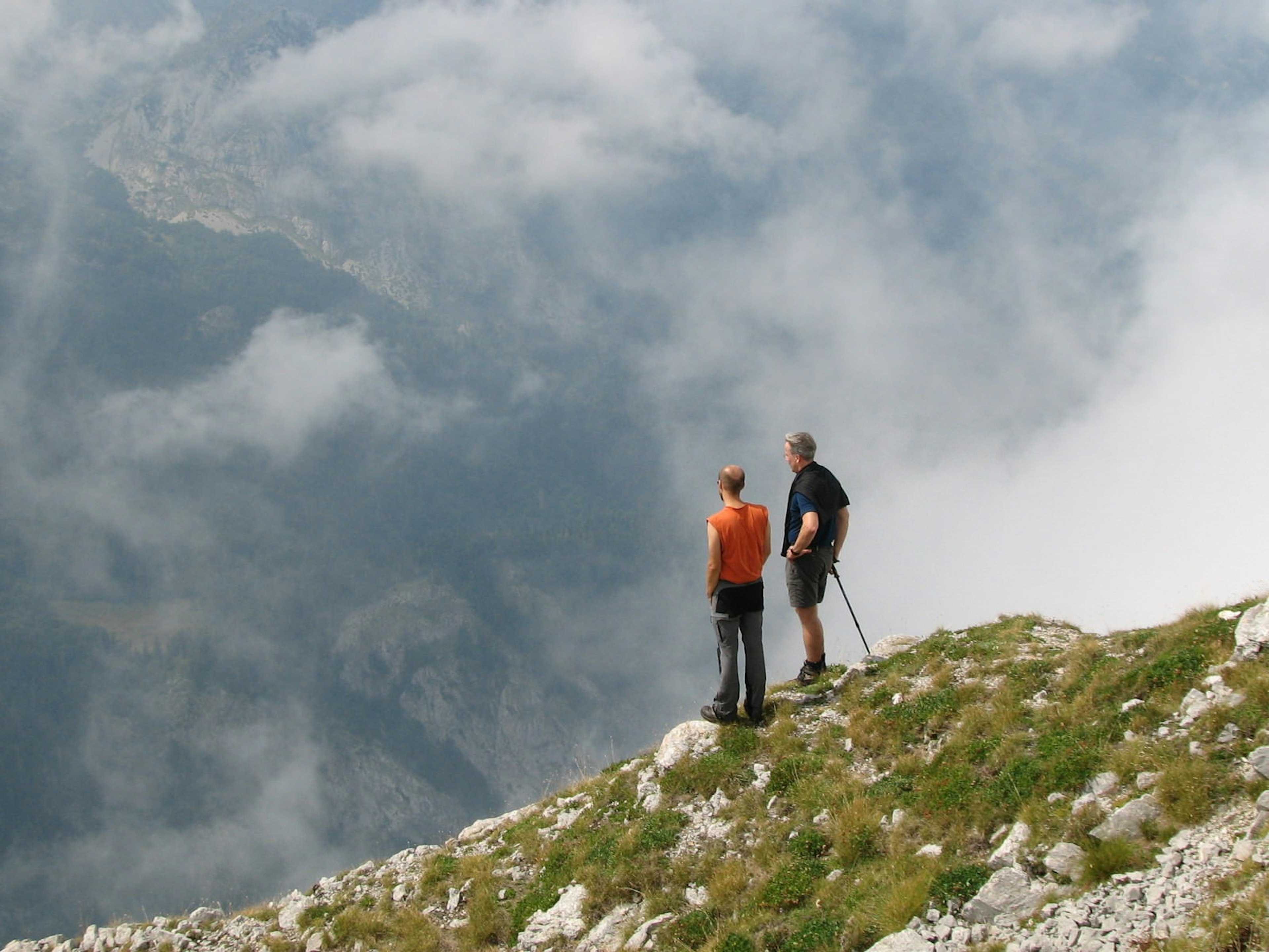 Looking down from the summit of Maglić, Bosnia's highest peak © NH53 / CC BY 2.0