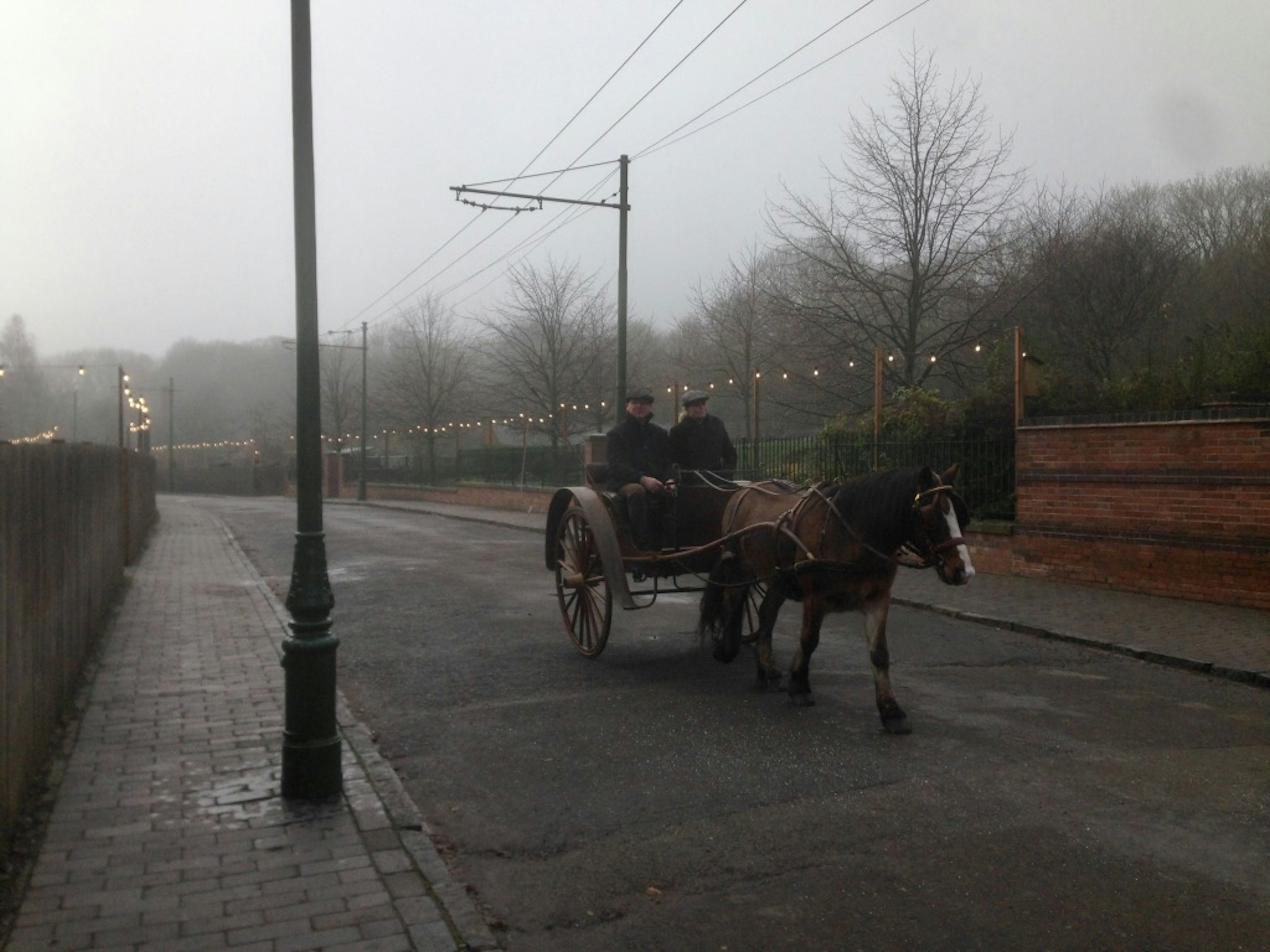 Men on horseback in Birmingham