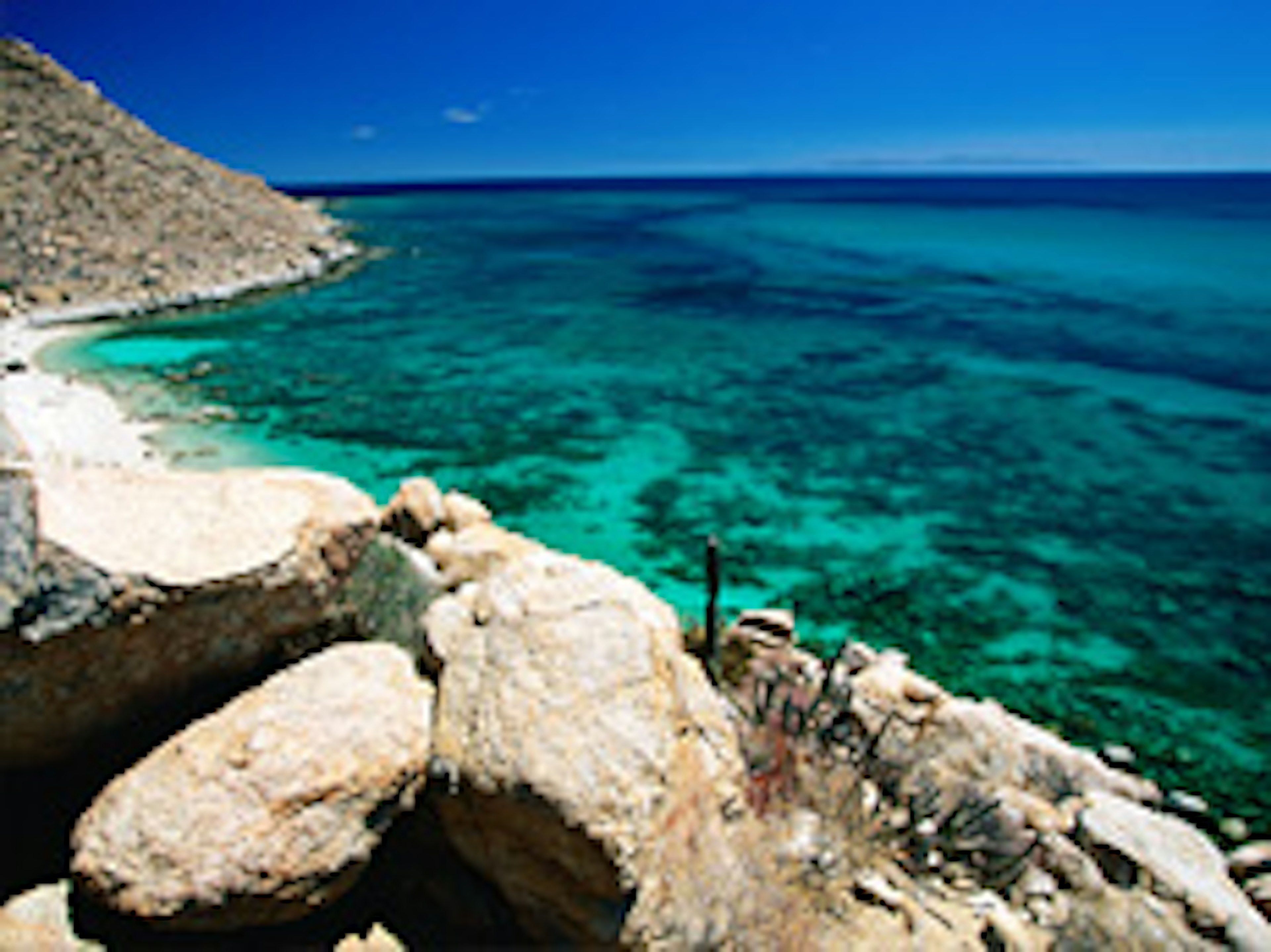 And this one? Not even close. It's Isla Espiritu Santo, overlooking the Sea of Cortez