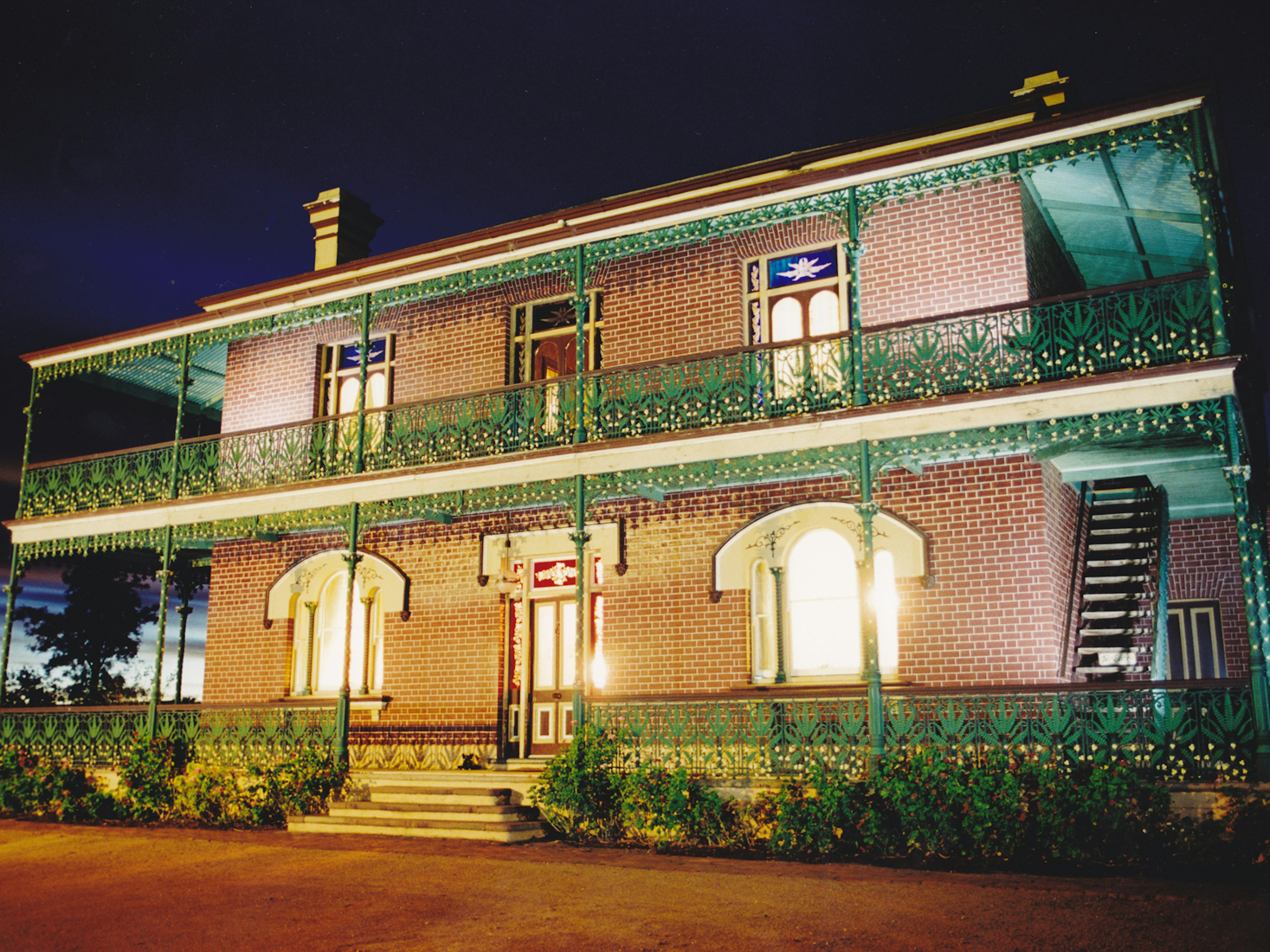 The facade of the Monte Cristo Homestead