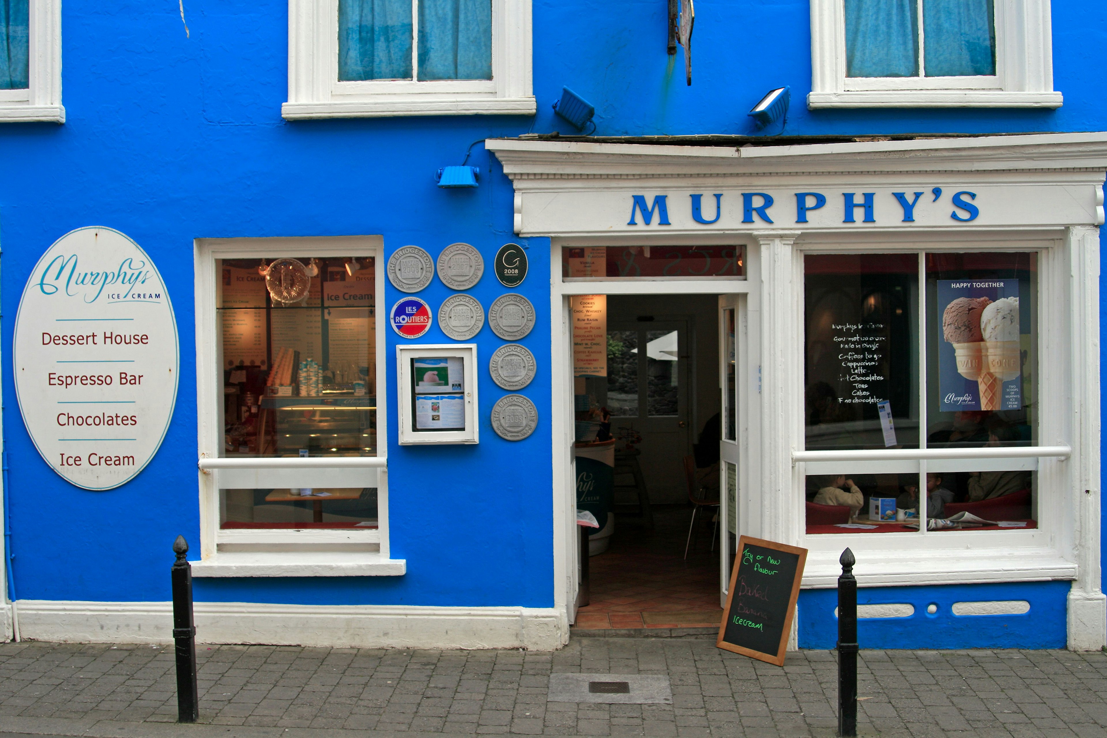 Ireland Kerry Dingle Peninsula Dingle town. (Photo by: Education Images/UIG via Getty Images)
72481_14_dingle pubs27
Cold, Dingle, Dingle Peninsula, Door, Europe, Food, Horizontal, Irerland, Kerry, Murphy's, Store, Sweets, ice cream, town