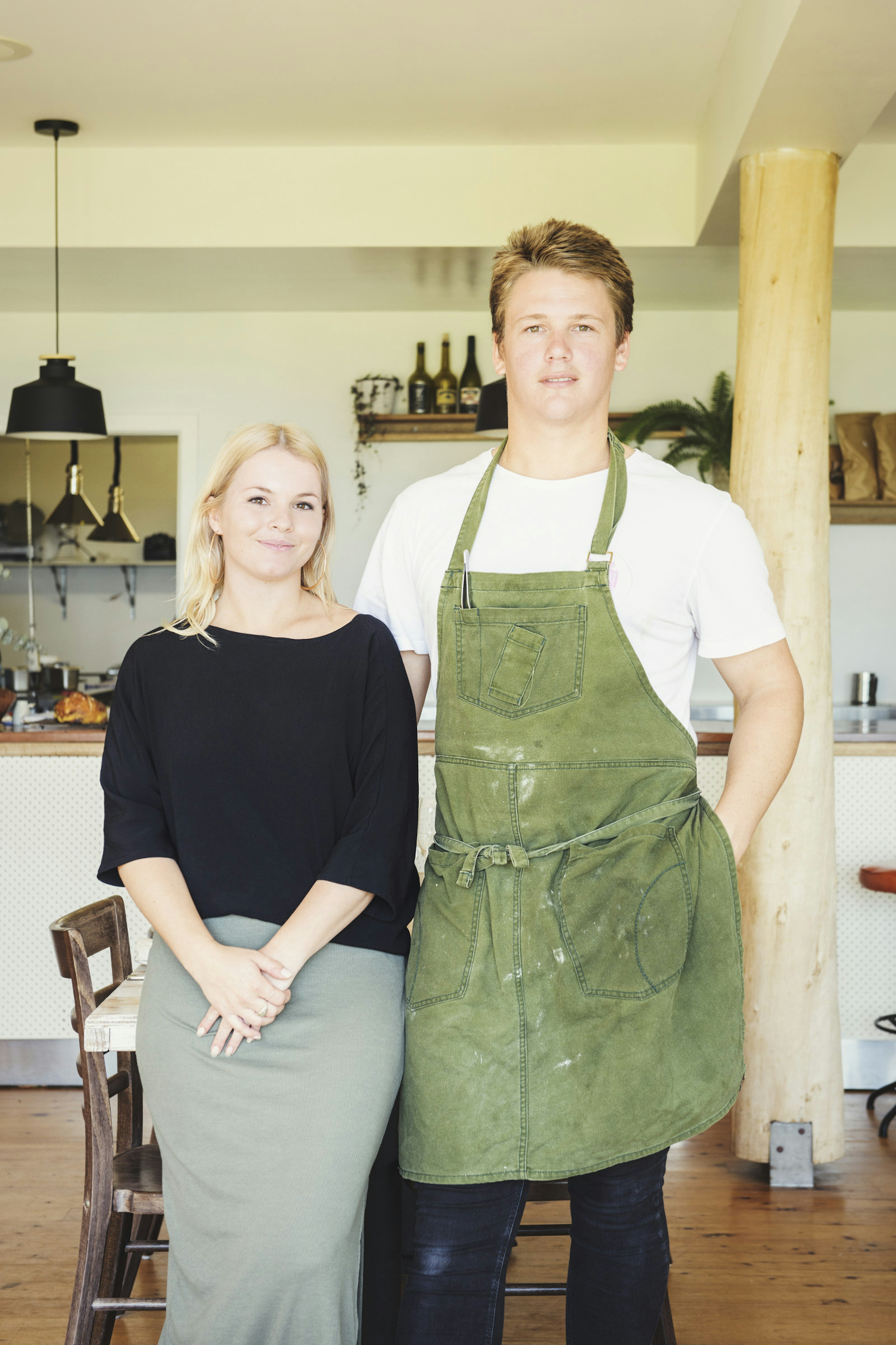 Sophie Rogers and Will Wade, owners of the restaurant Long Time No Sea