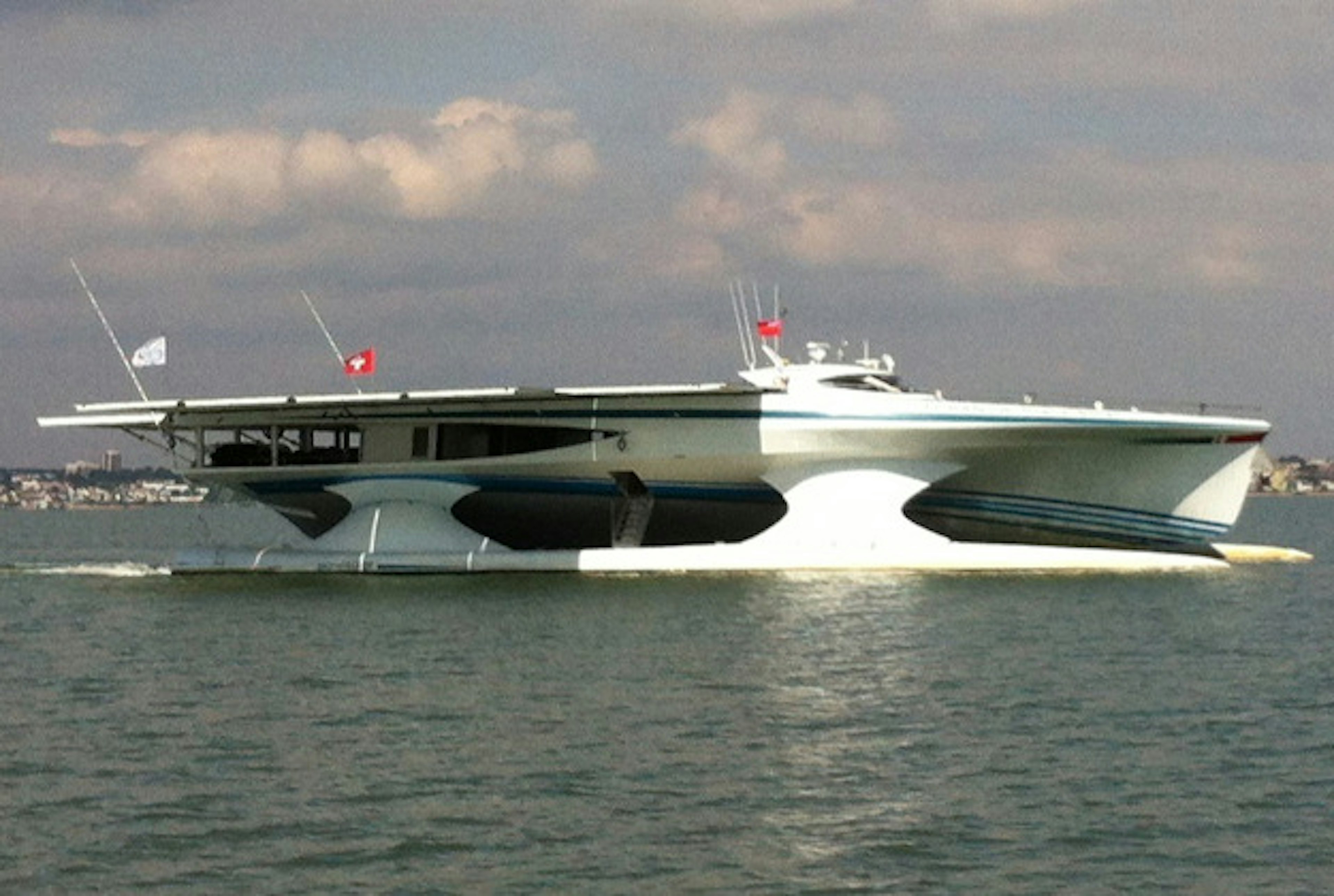 PlanetSolar, the world's largest solar-powered boat.