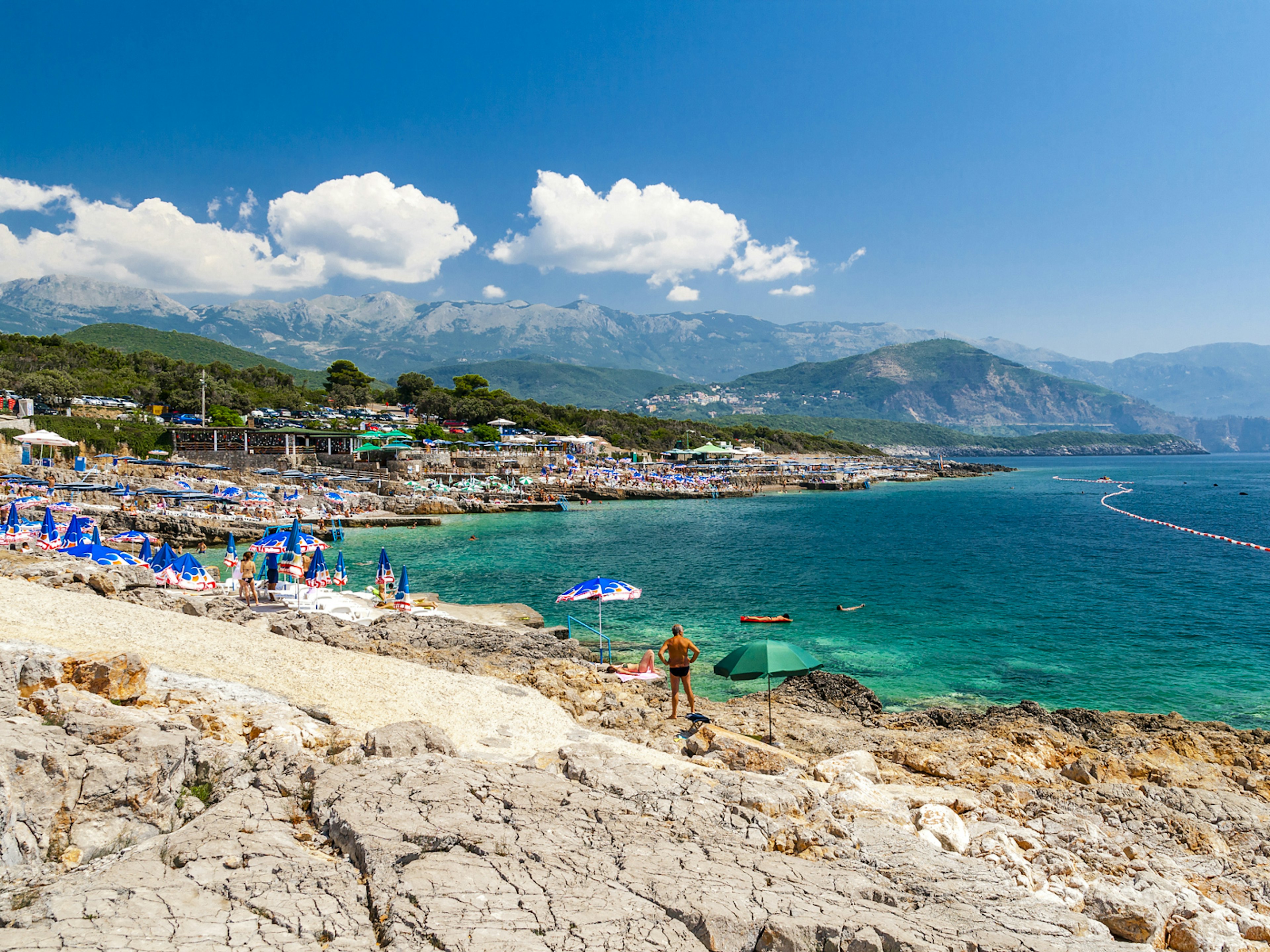 The pebbly Ploče Beach near Budva has great views and crystal-clear waters © Piotr Kowalski / Shutterstock