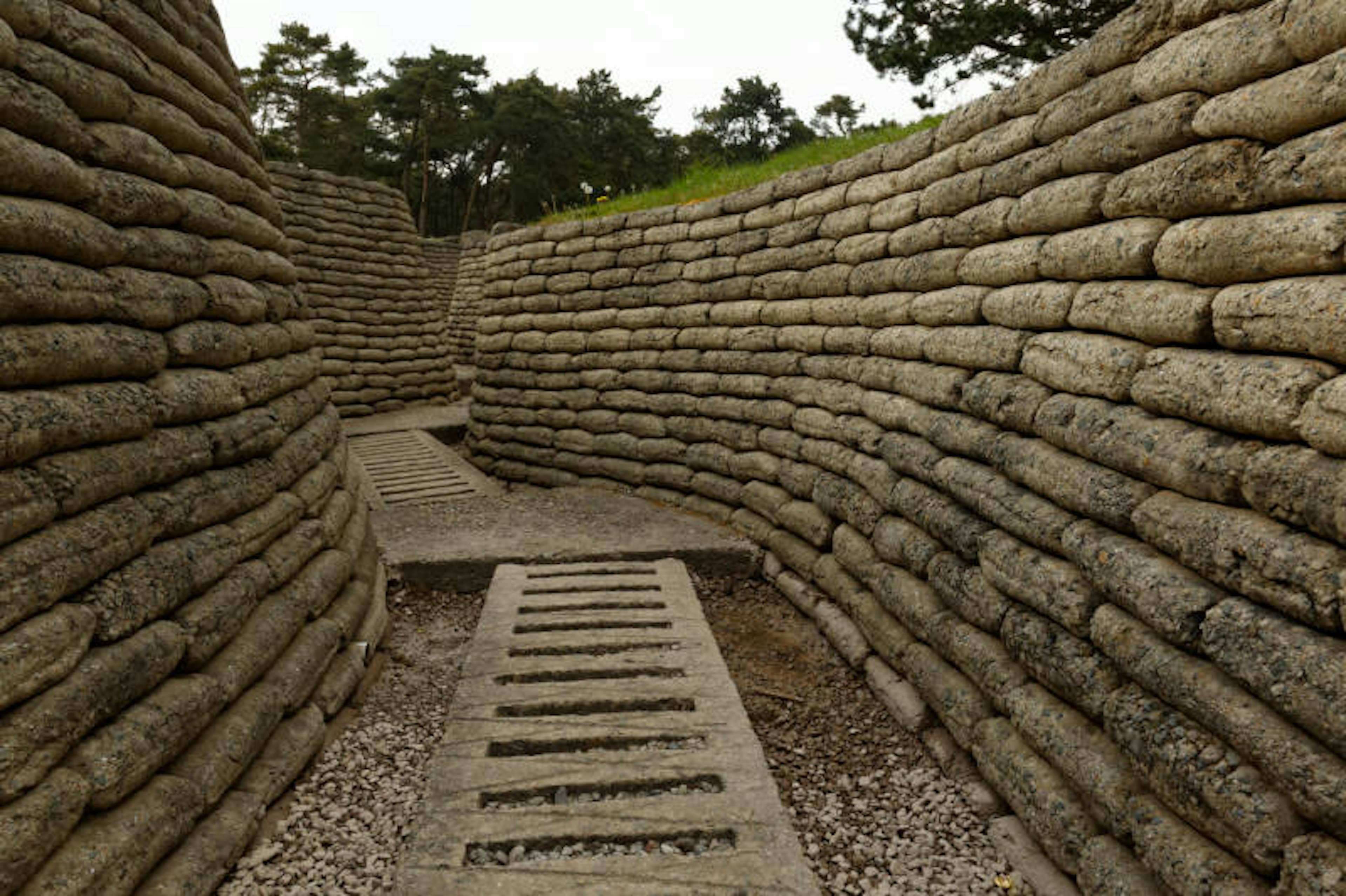 Restored trenches in Vimy Memorial Park, France. Image by Jean-Bernard Carillet / ϰϲʿ¼