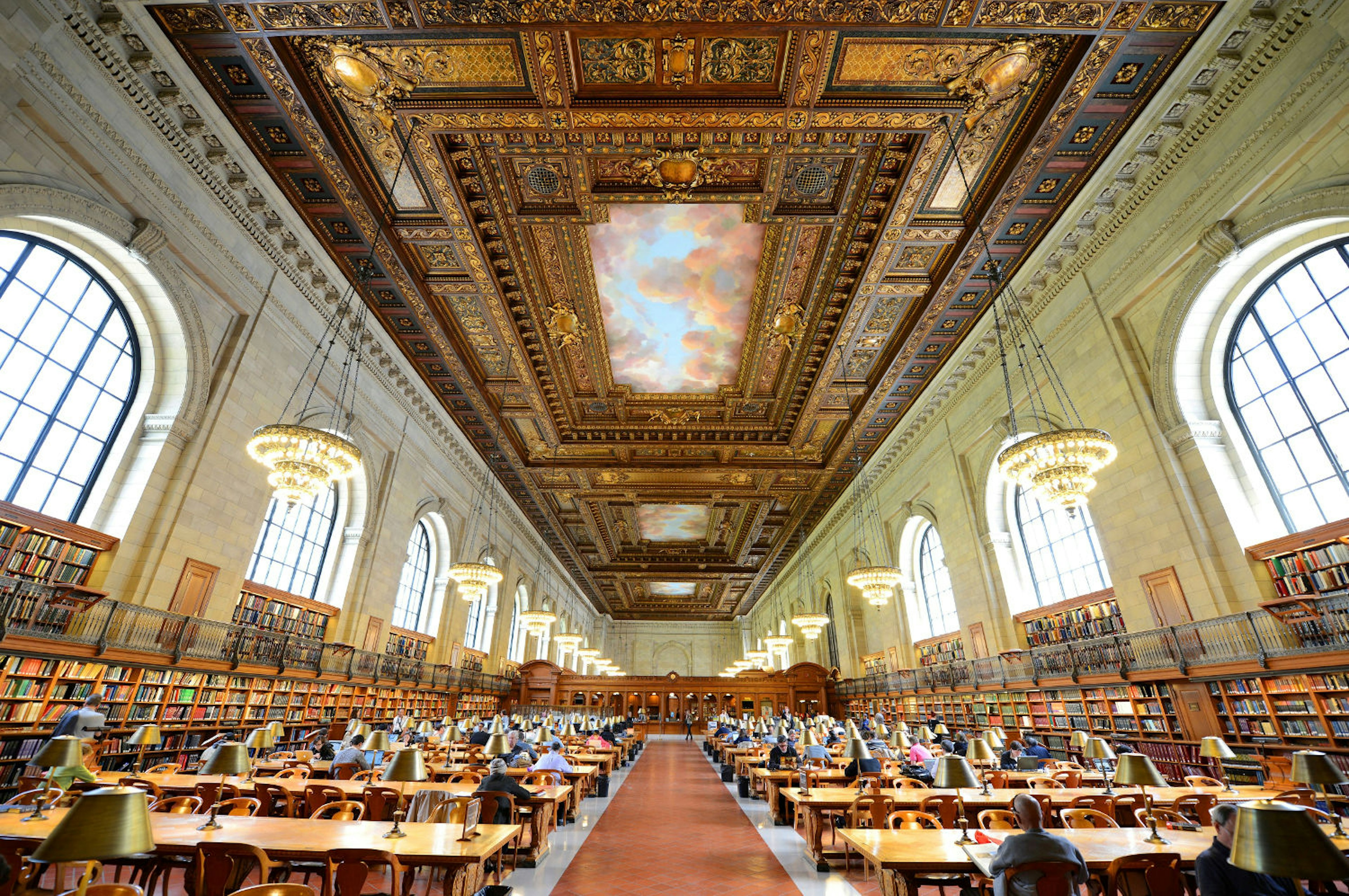 The historic Rose Reading Room on Fifth Avenue and 42nd Street.