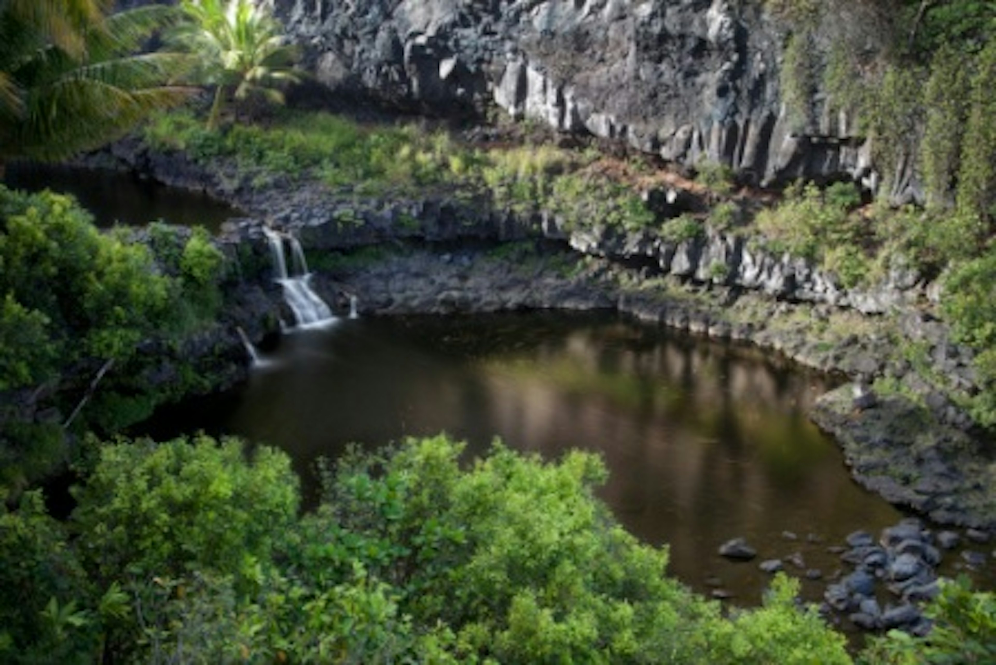 Seven Sacred Pools. Image by Sean Caffrey/Getty Images