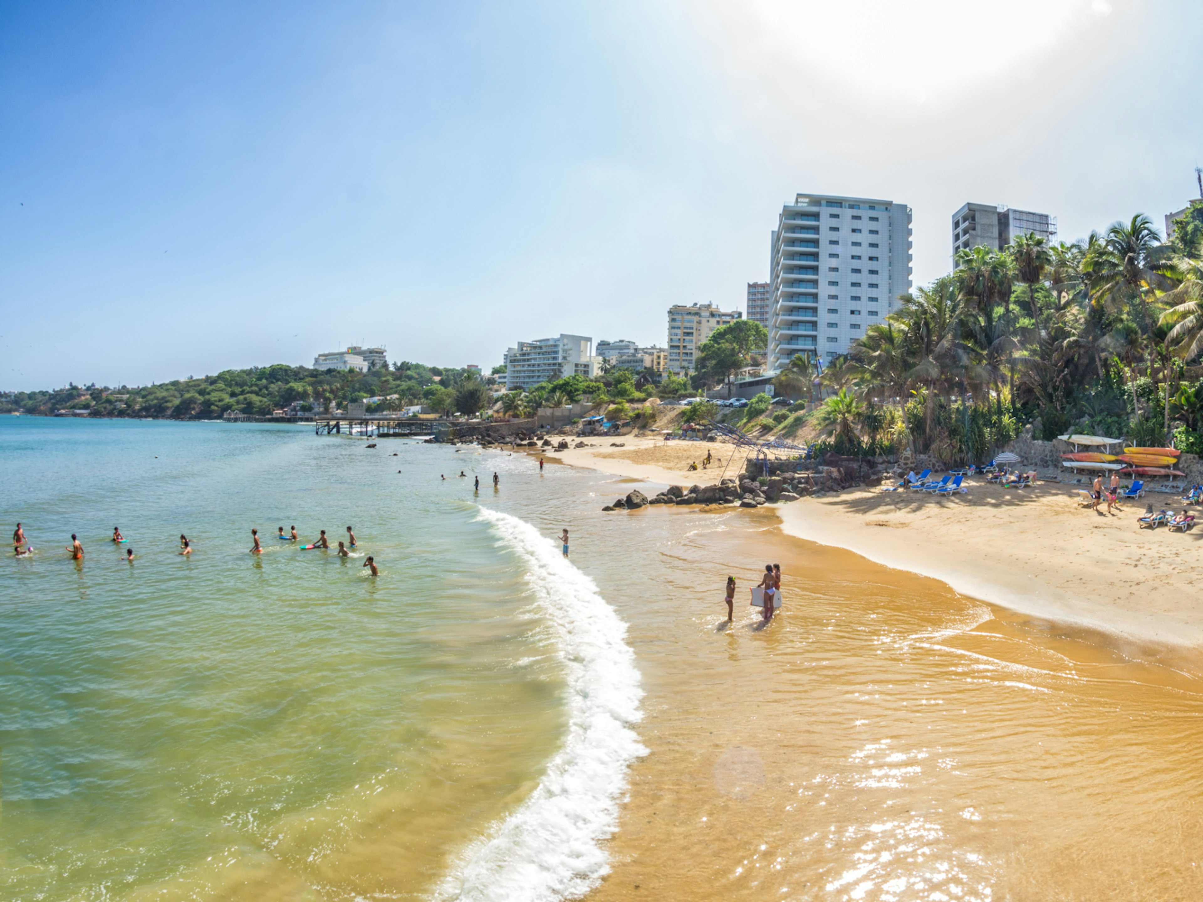 A beach in Senegal