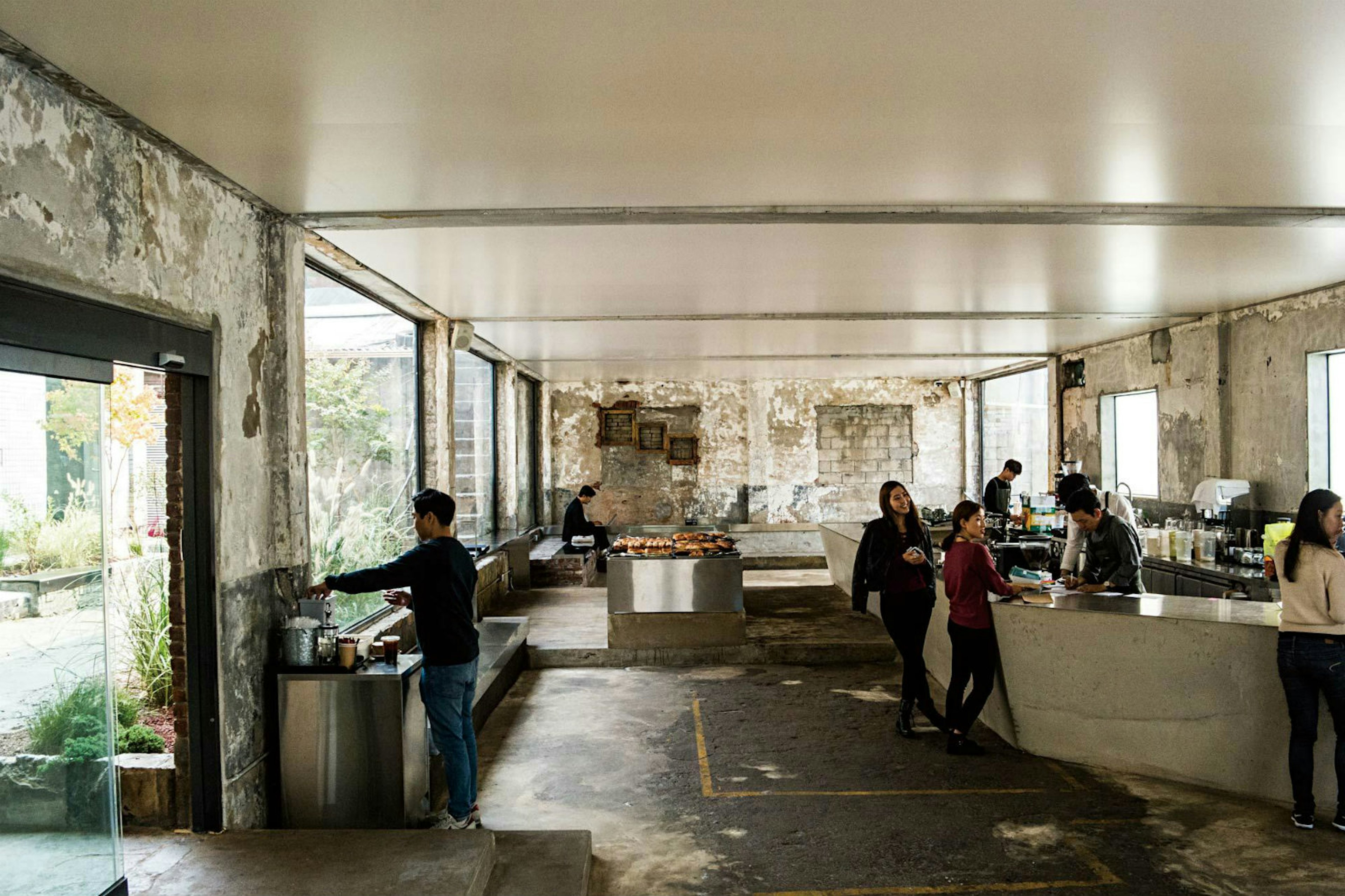 An interior shot of Cafe Onion, Seongsu-dong, Seoul, Korea