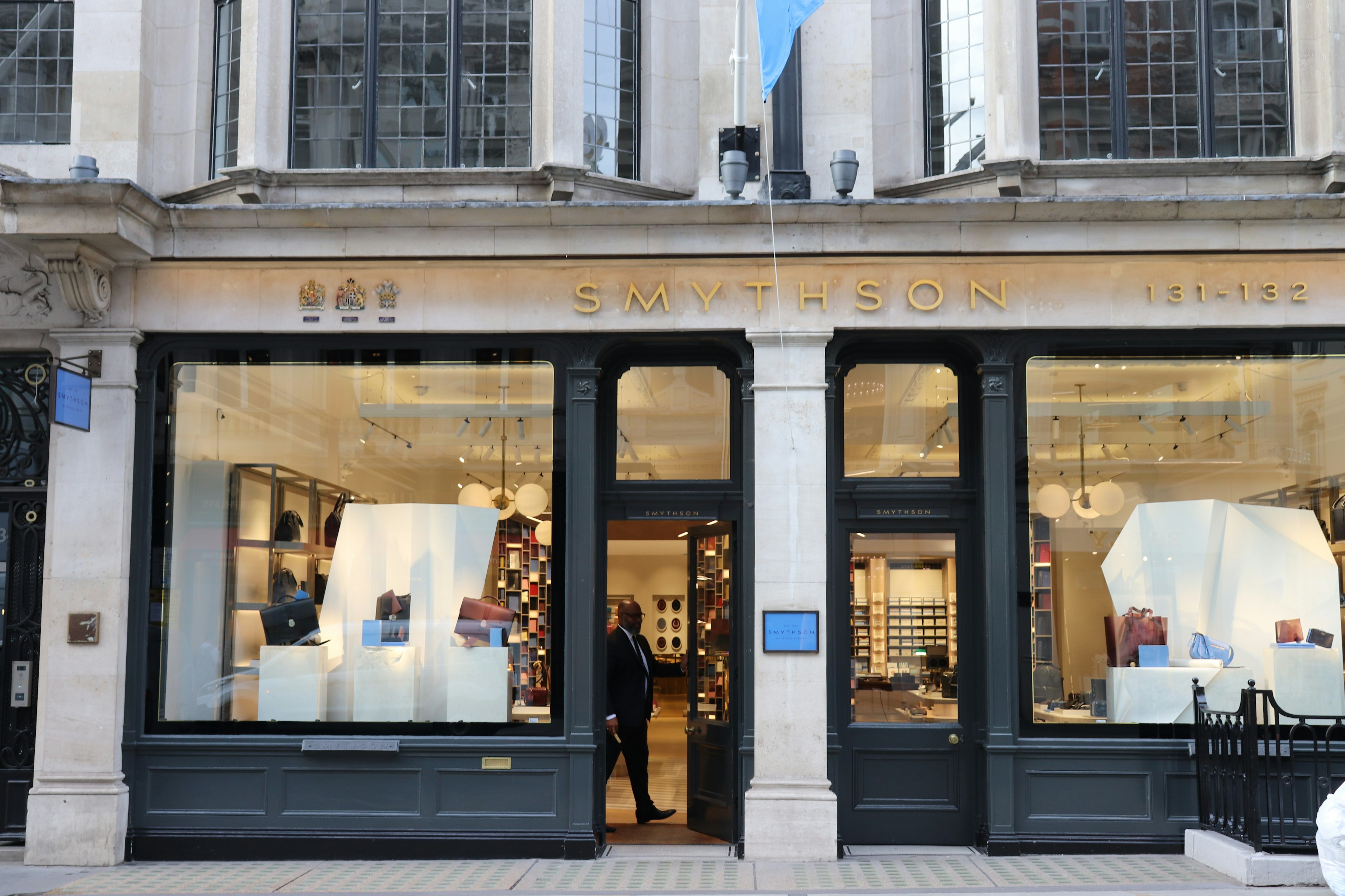 The outside of Smythson's of Bond Street