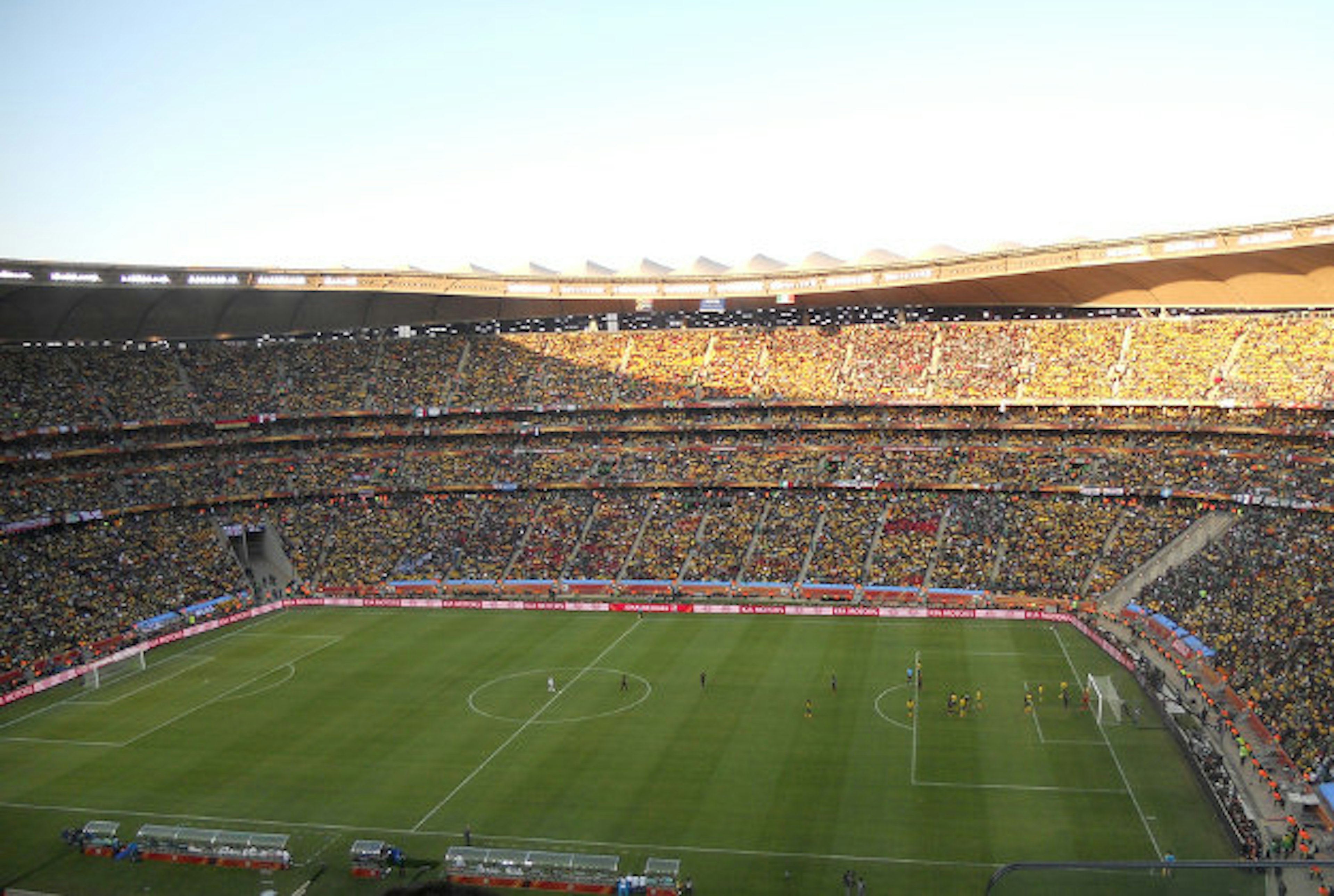 The first game of the 2010 World Cup in South Africa.