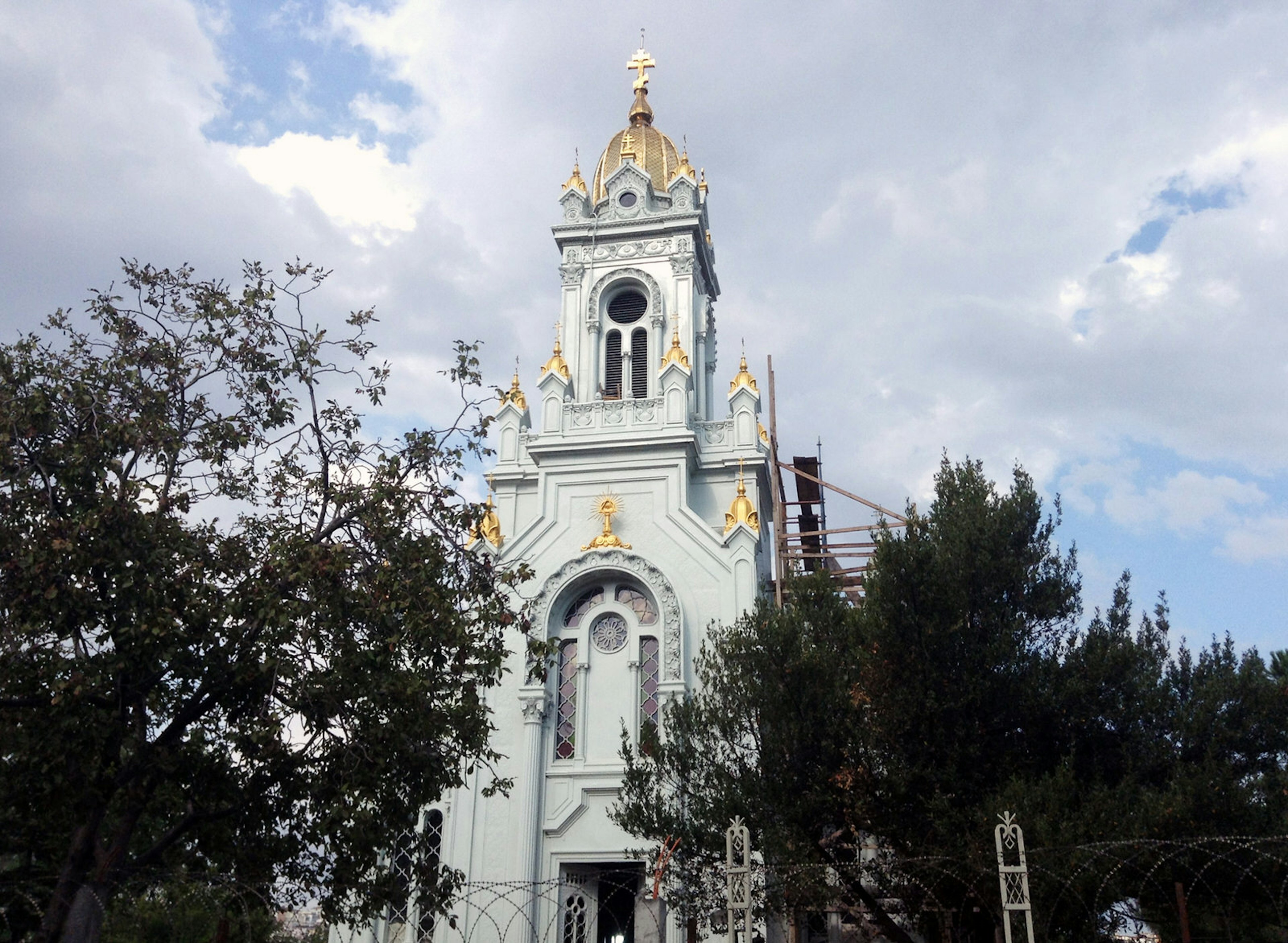 Assembled from prefab iron pieces, the waterfront Bulgarian Iron Church is a stunning neighbourhood landmark © Jennifer Hattam / Lonely Planet